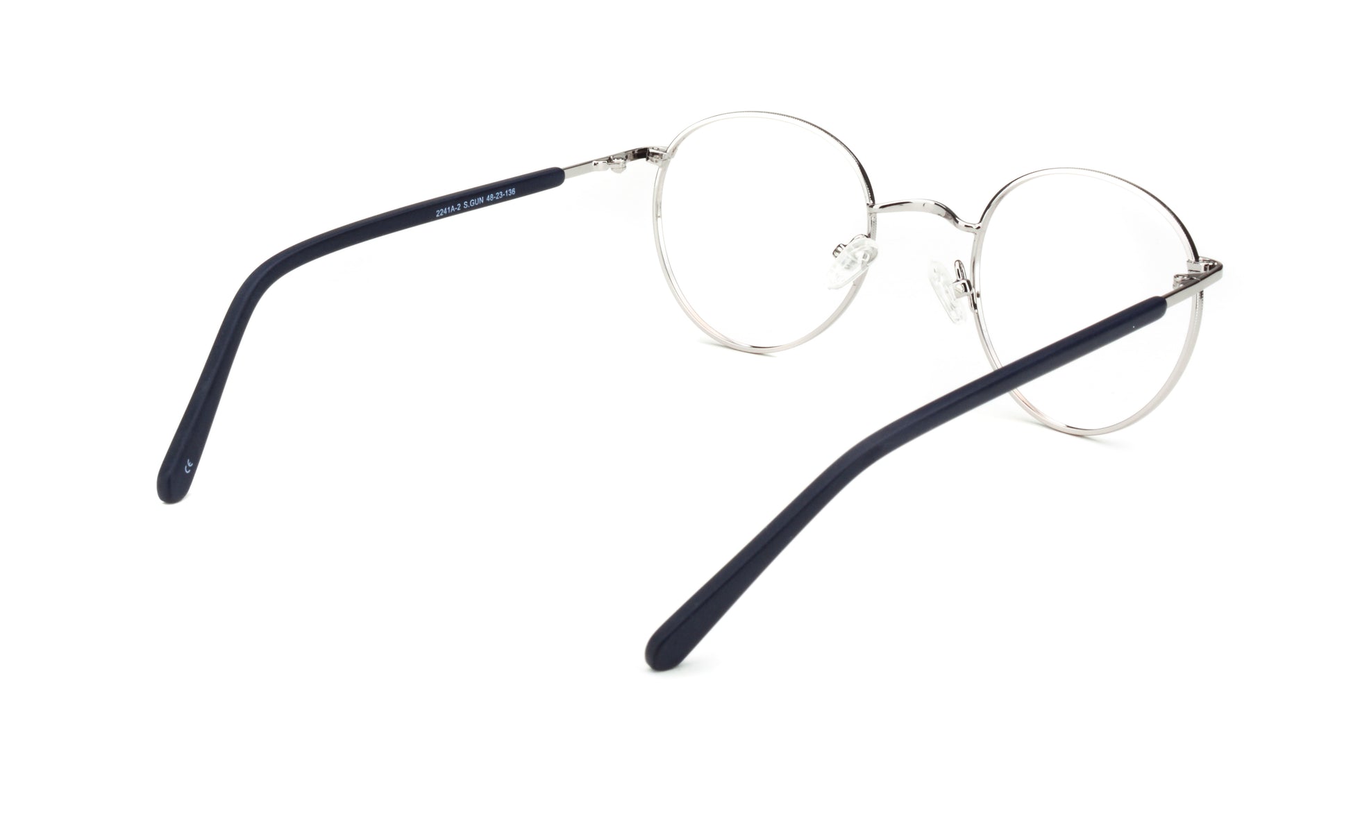 MX2241A-2 | Unisex | Shiny Gun | Metal Glasses