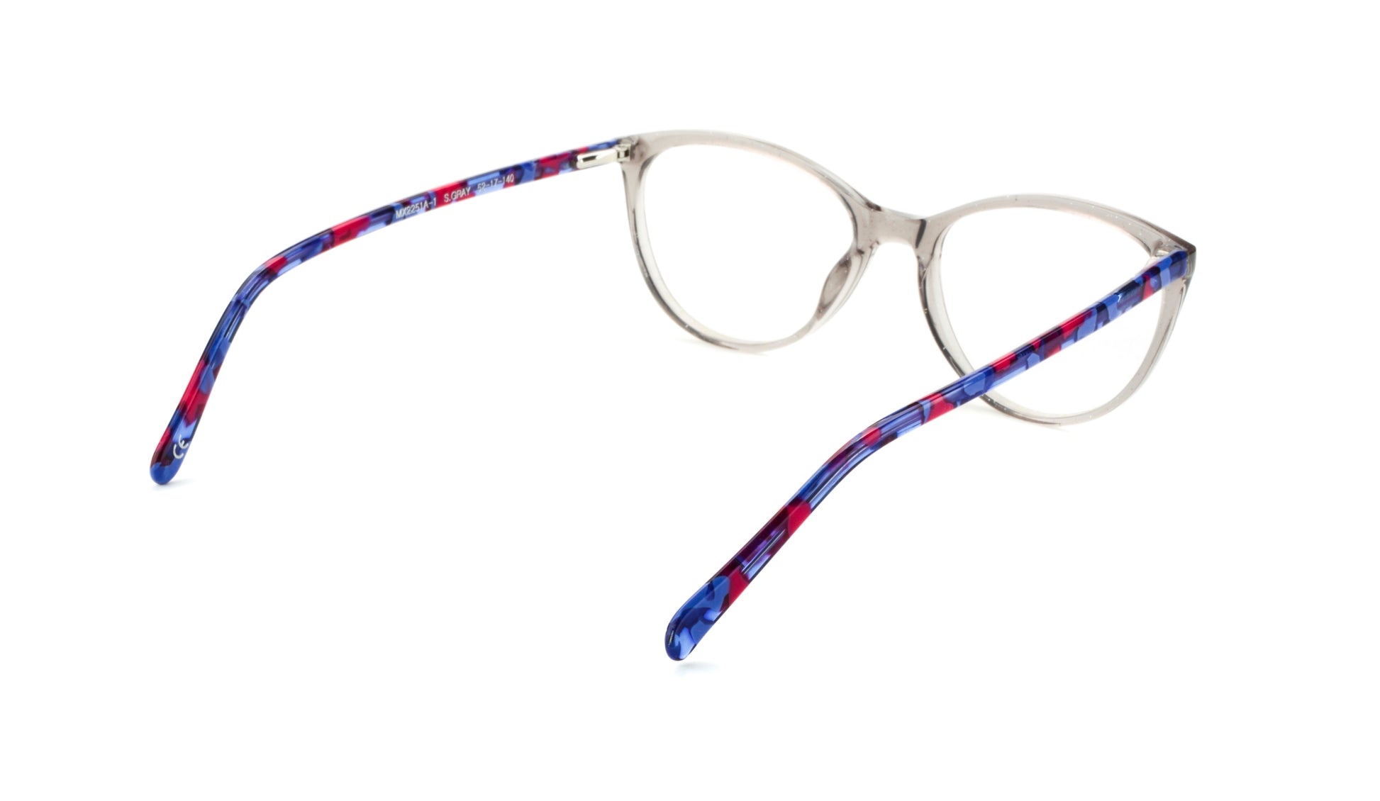 MX2251A-1 | Unisex | Shiny Gray | Acetate Glasses