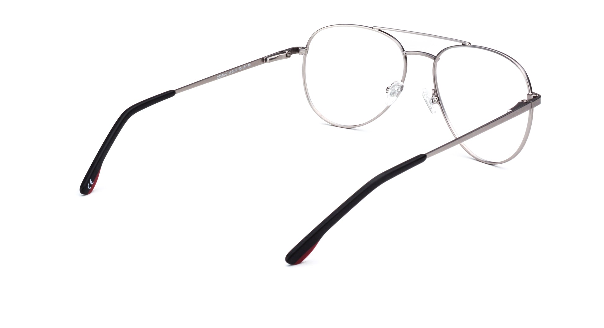 MX2237A-2 | Unisex | Matte Gun | Metal Glasses