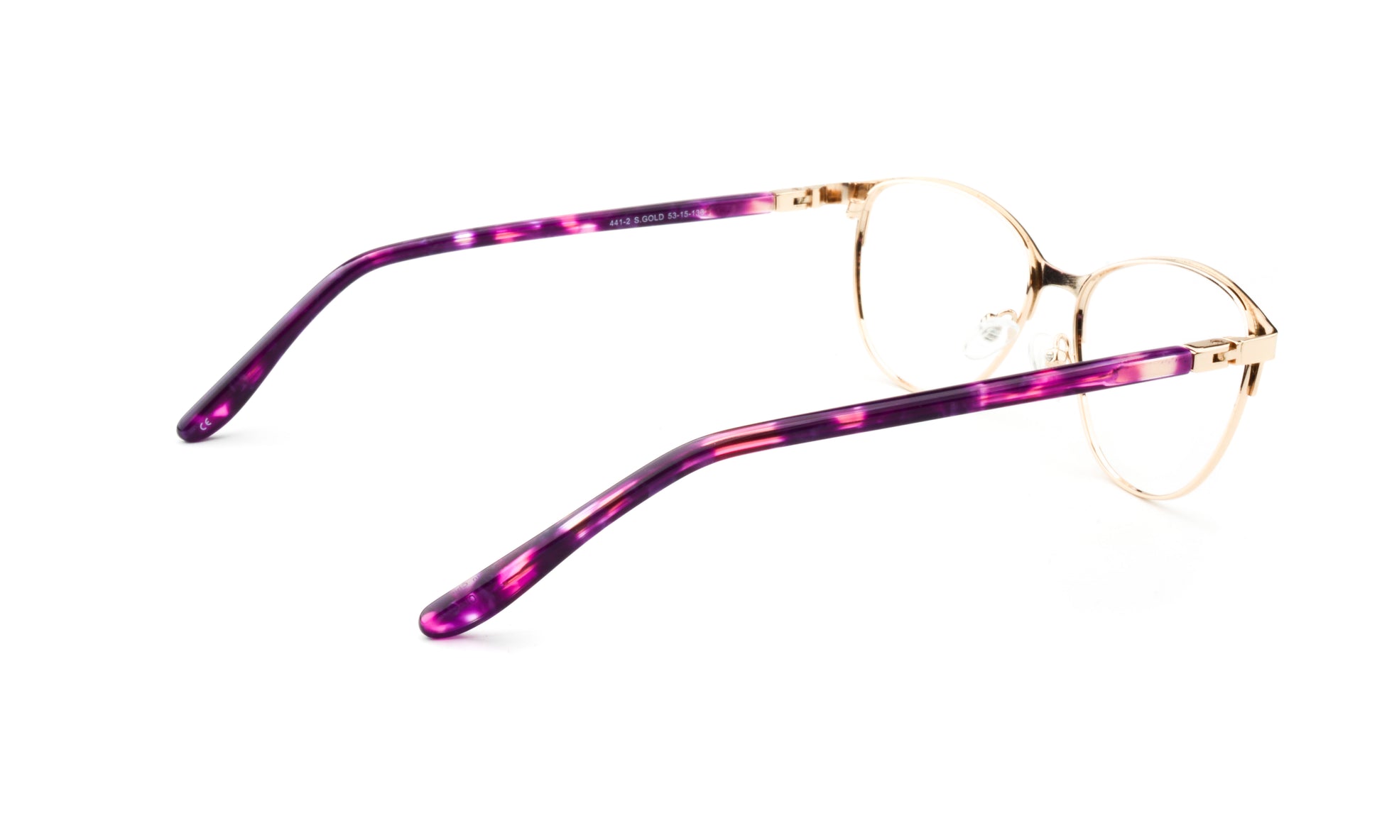 RA441-2 | Women | Shiny Gold | Metal Glasses