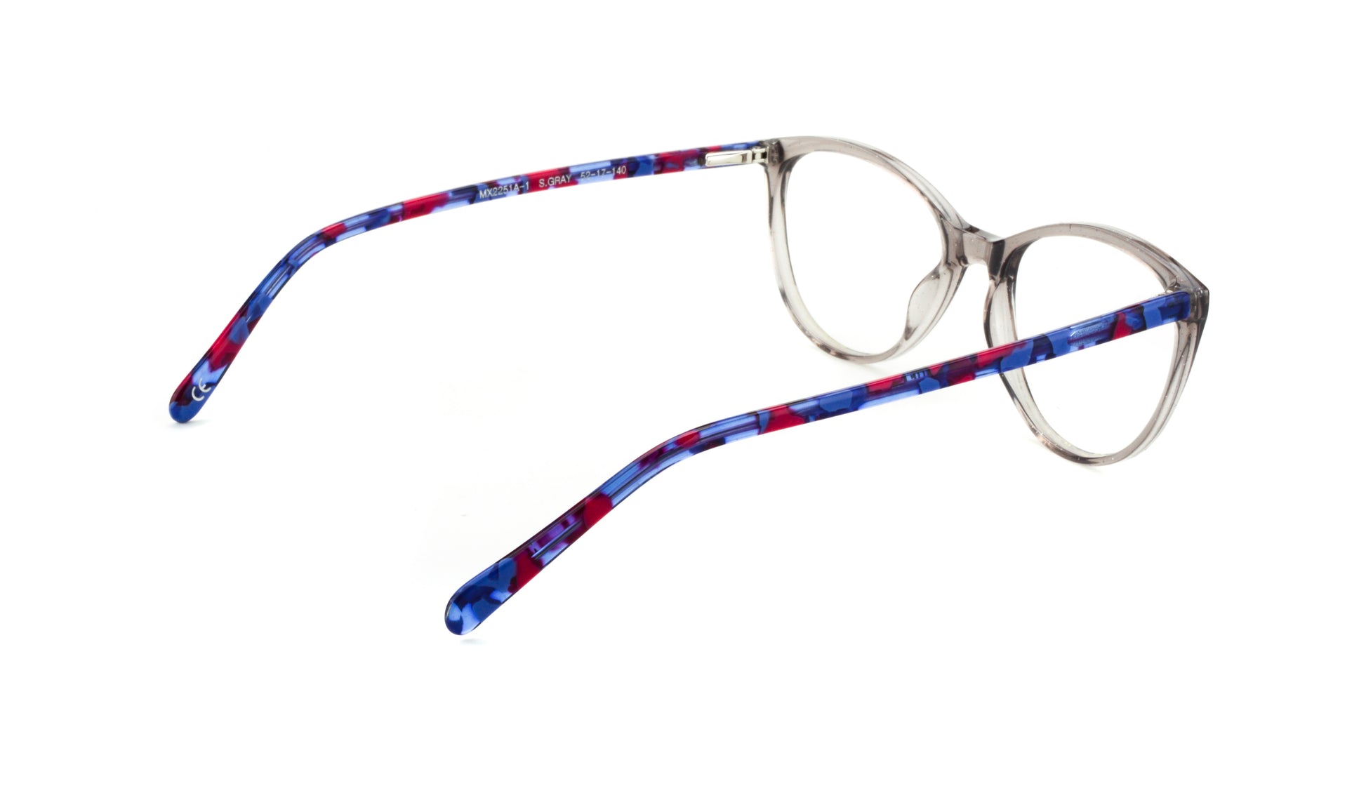 MX2251A-1 | Unisex | Shiny Gray | Acetate Glasses