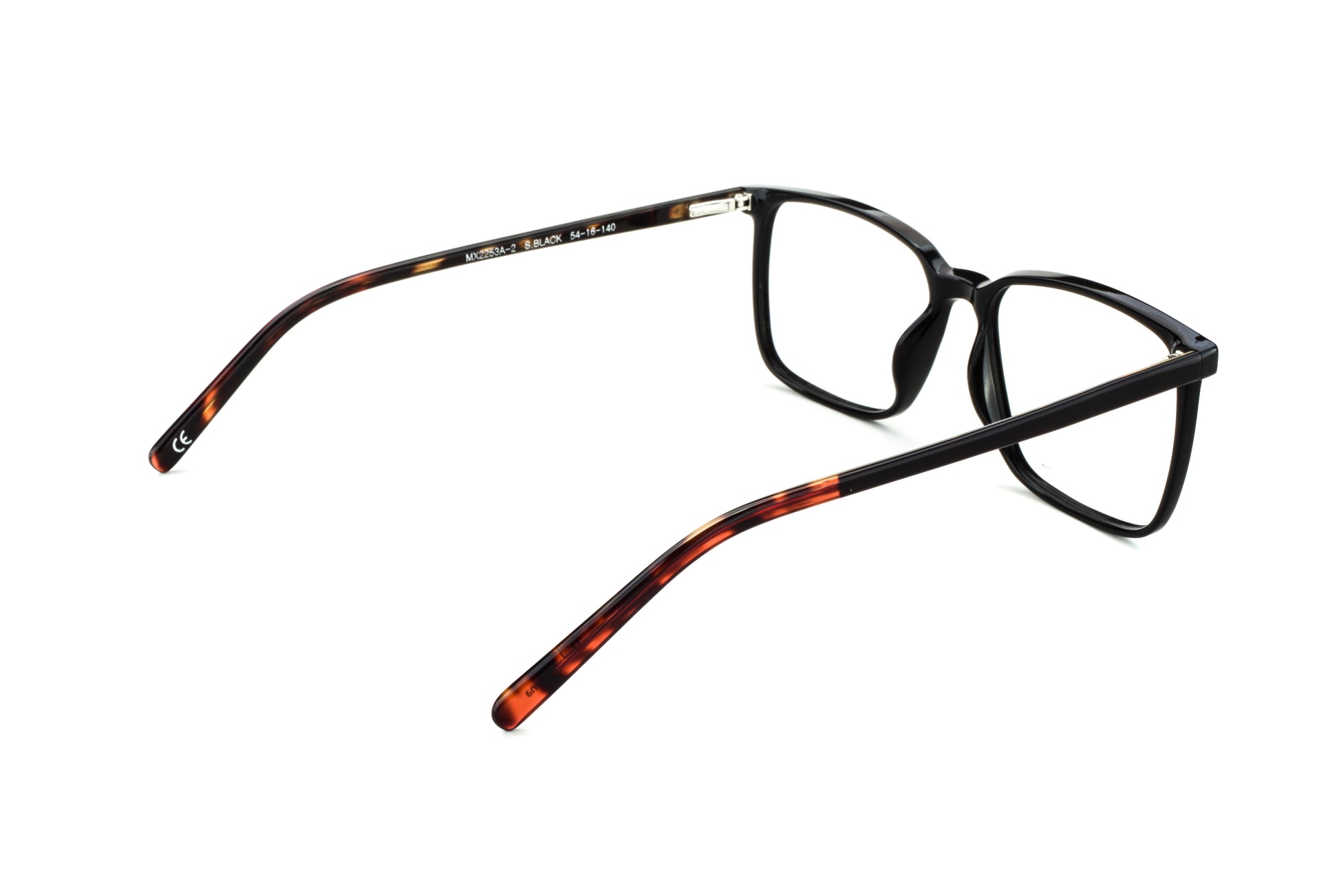 MX2253A-2 | Unisex | Shiny Black | Acetate Glasses