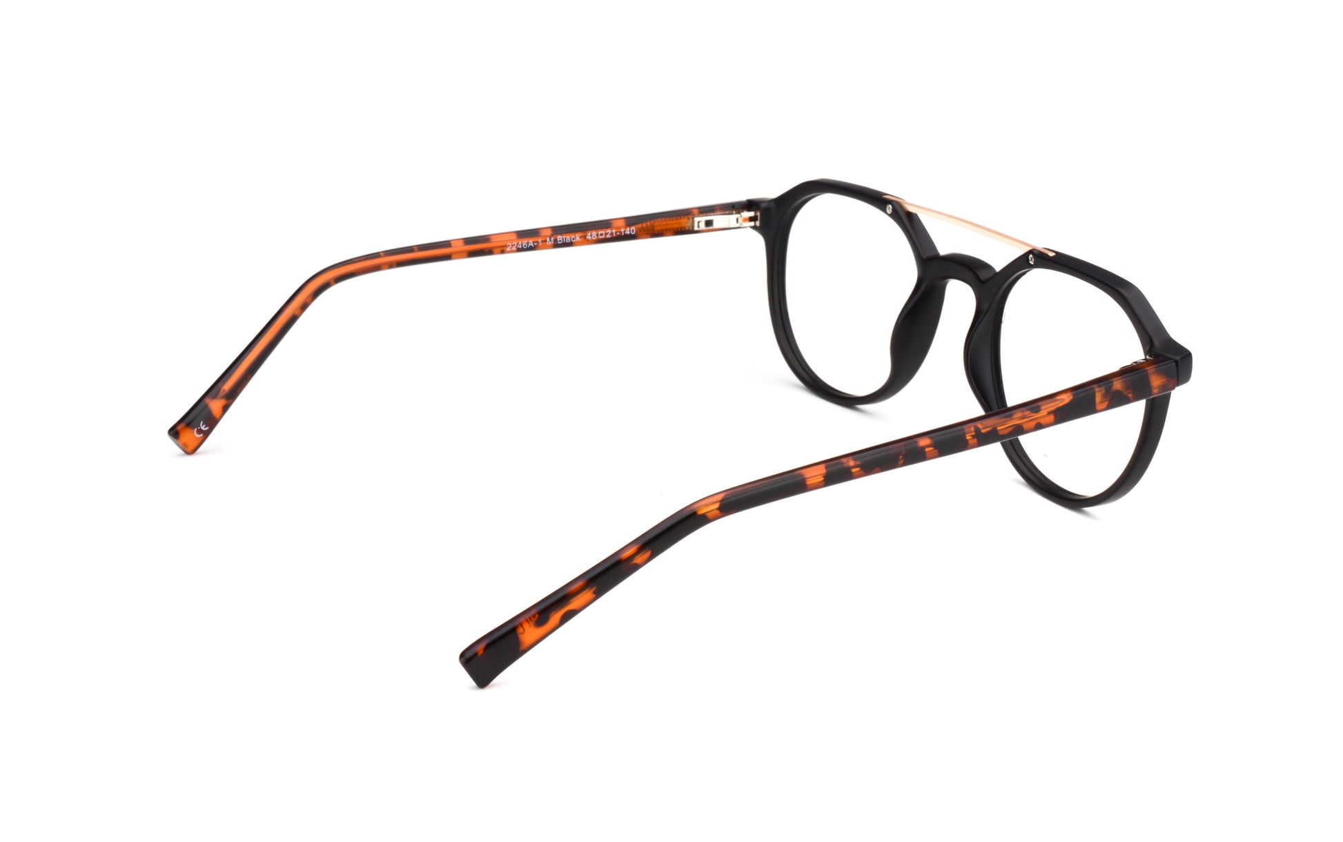 MX2246A-1 | Unisex | Matte Black | Acetate Glasses