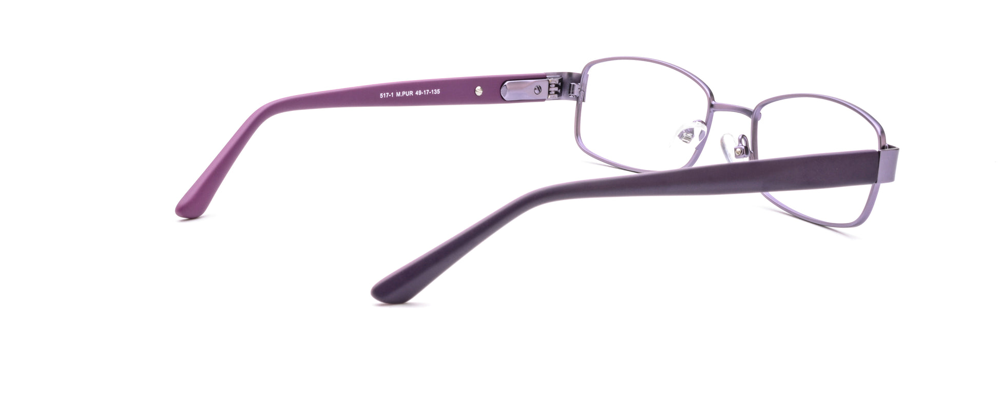 RA517-1 | Women | Matte Purple | Metal Glasses