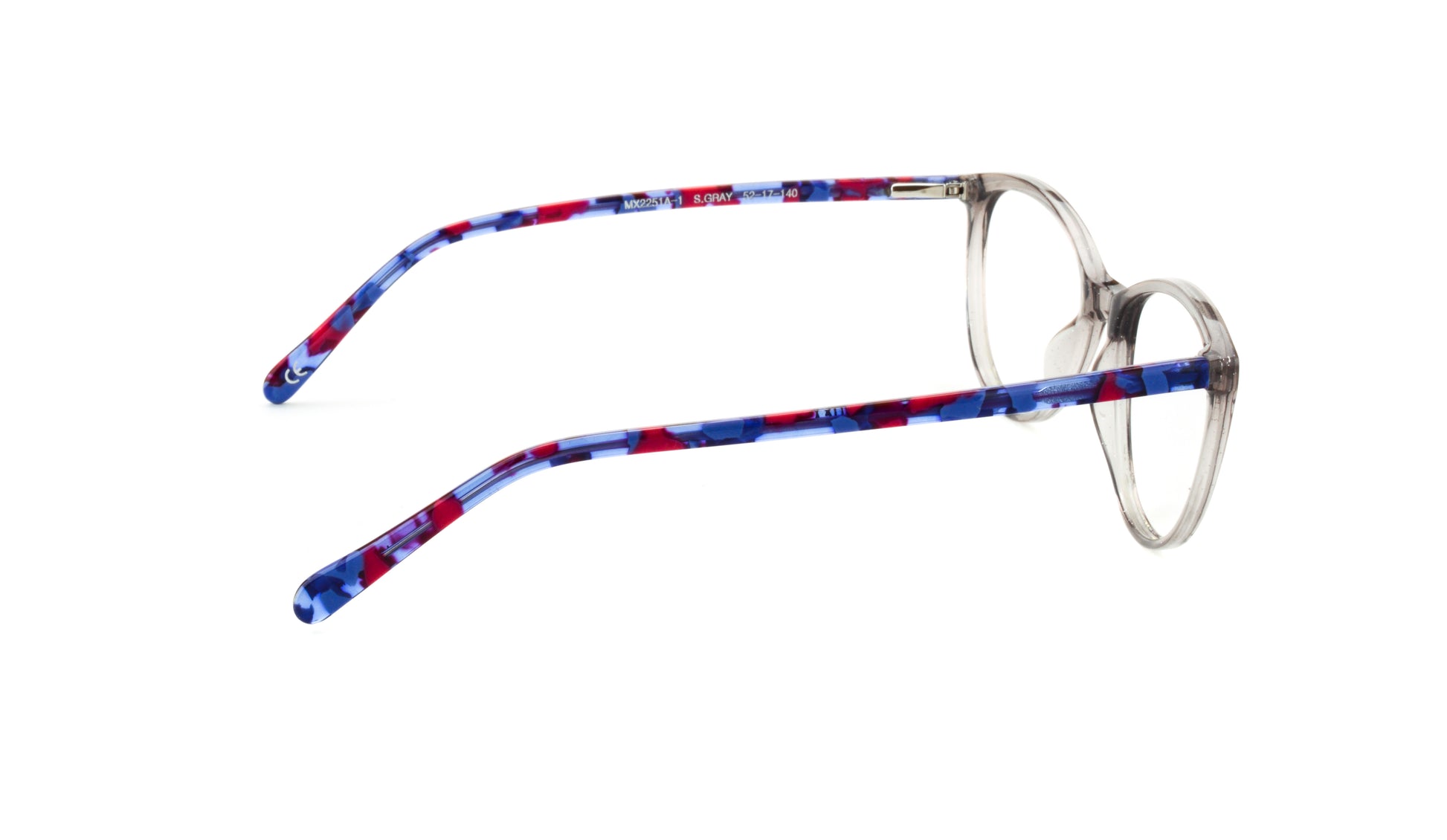 MX2251A-1 | Unisex | Shiny Gray | Acetate Glasses