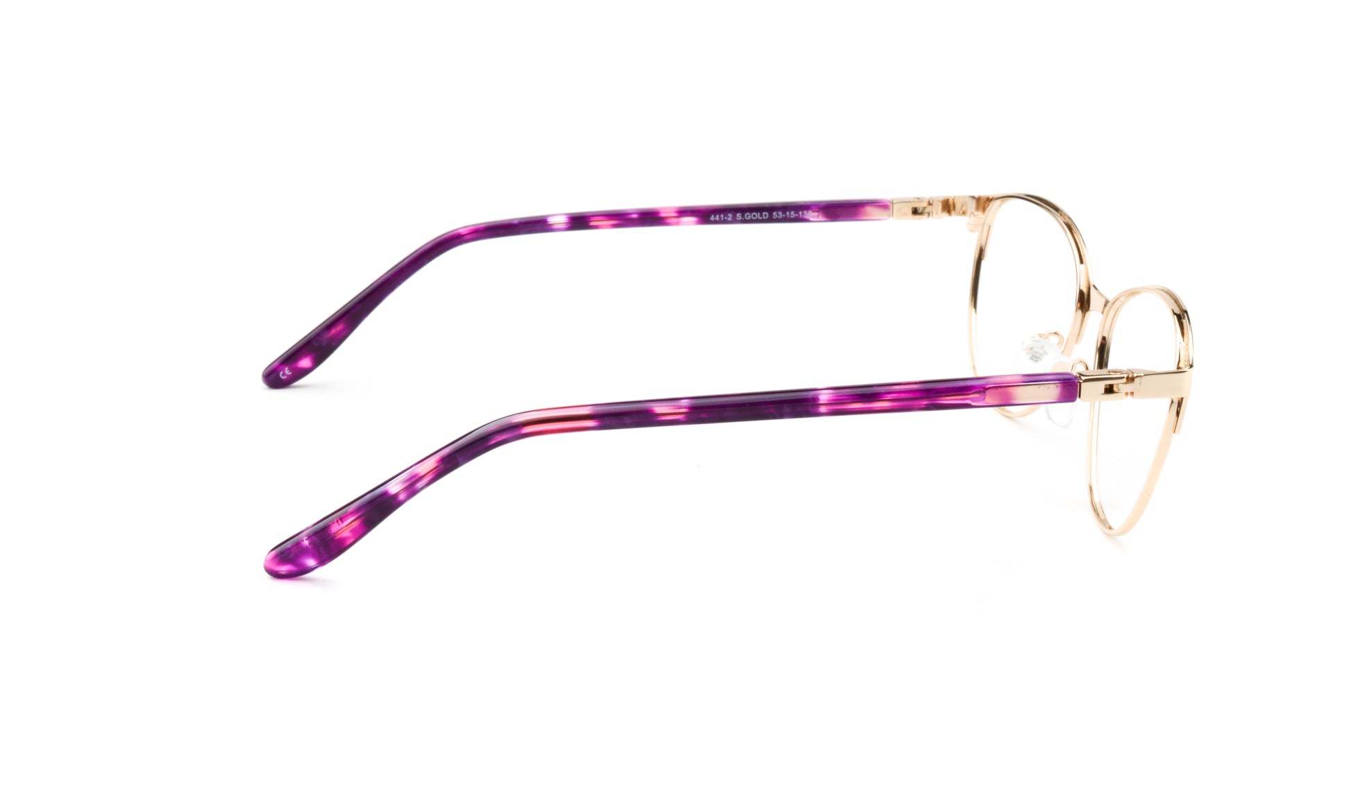 RA441-2 | Women | Shiny Gold | Metal Glasses