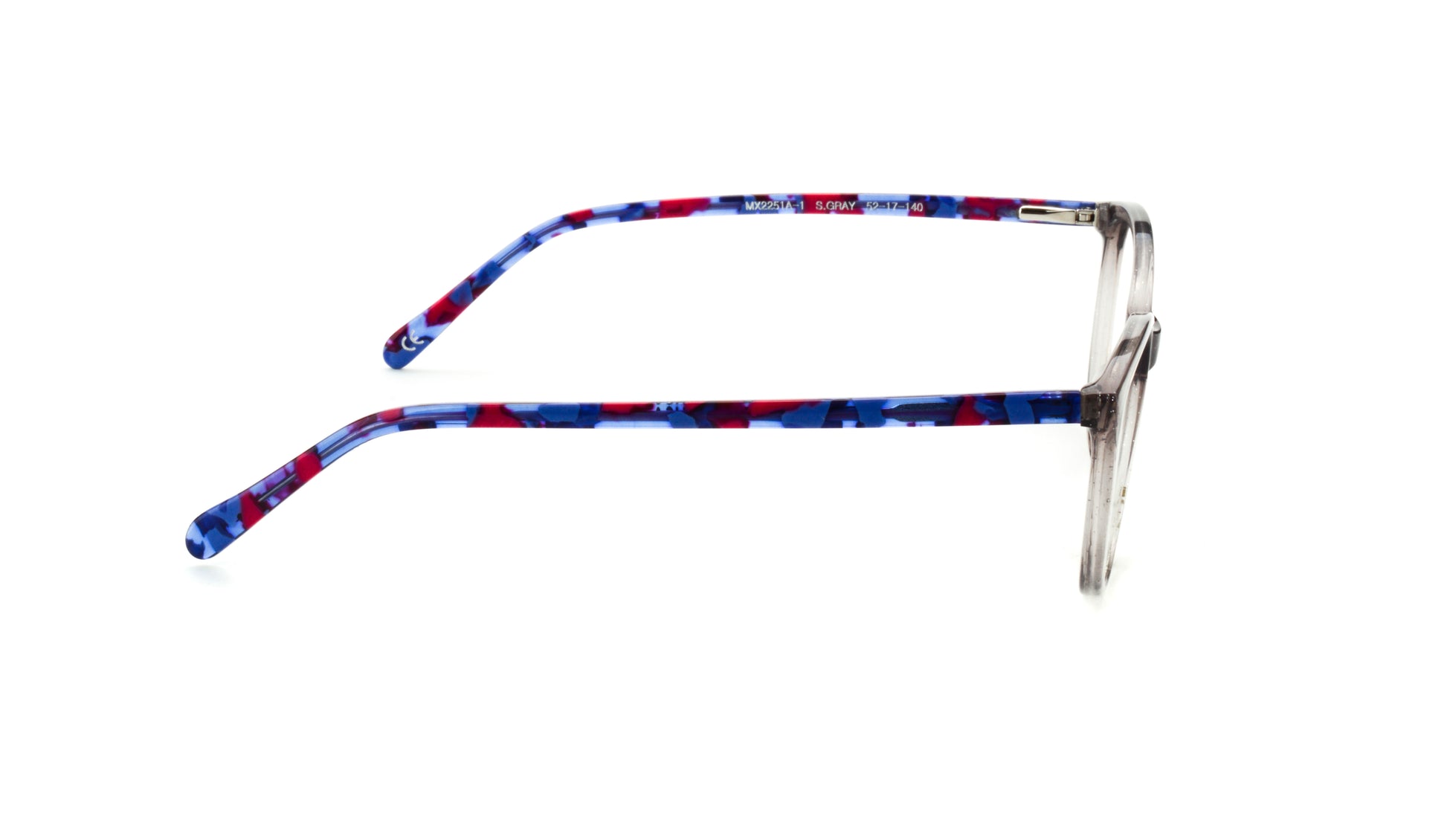 MX2251A-1 | Unisex | Shiny Gray | Acetate Glasses