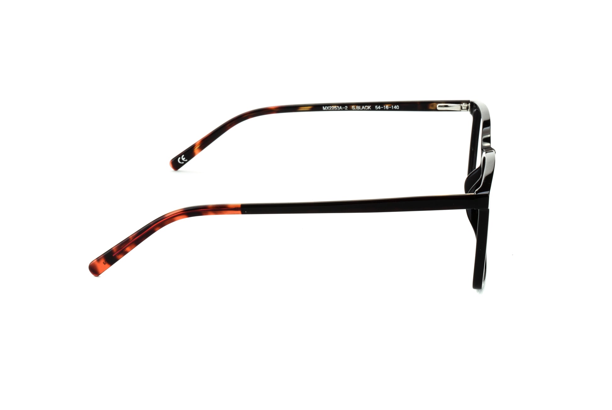 MX2253A-2 | Unisex | Shiny Black | Acetate Glasses