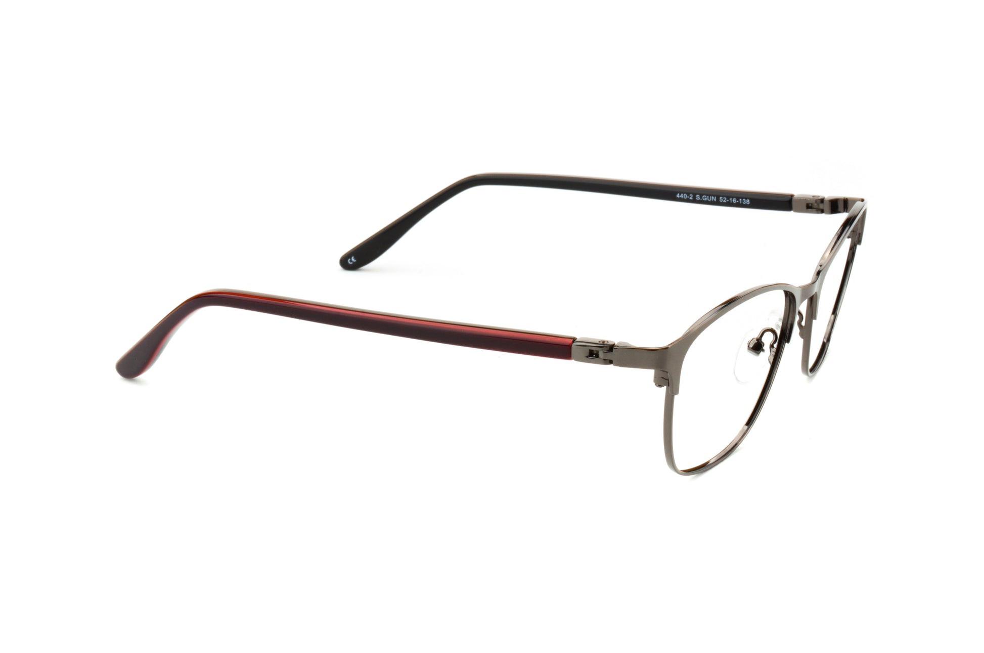 RA440-2 | Women | Shiny Gun | Metal Glasses