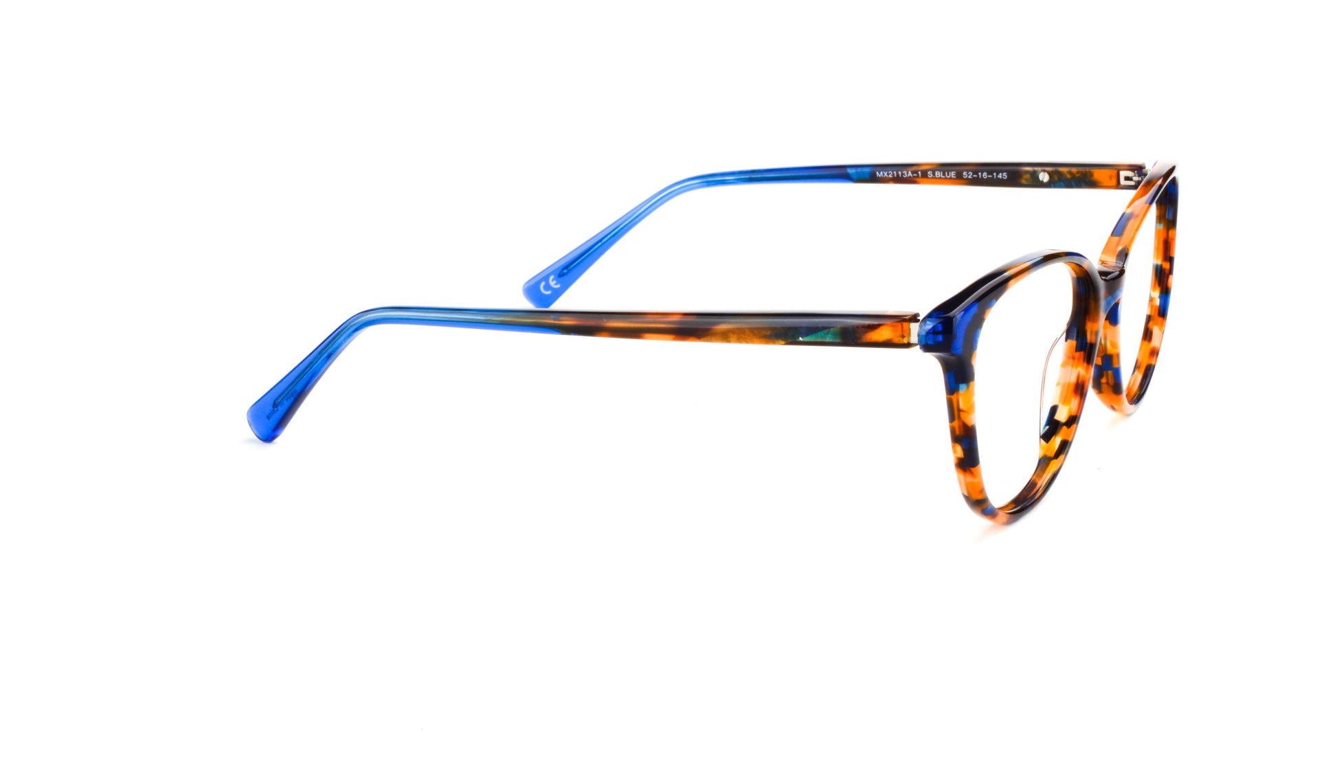 MX2113A-1 | Women | Shiny Blue | Acetate Glasses