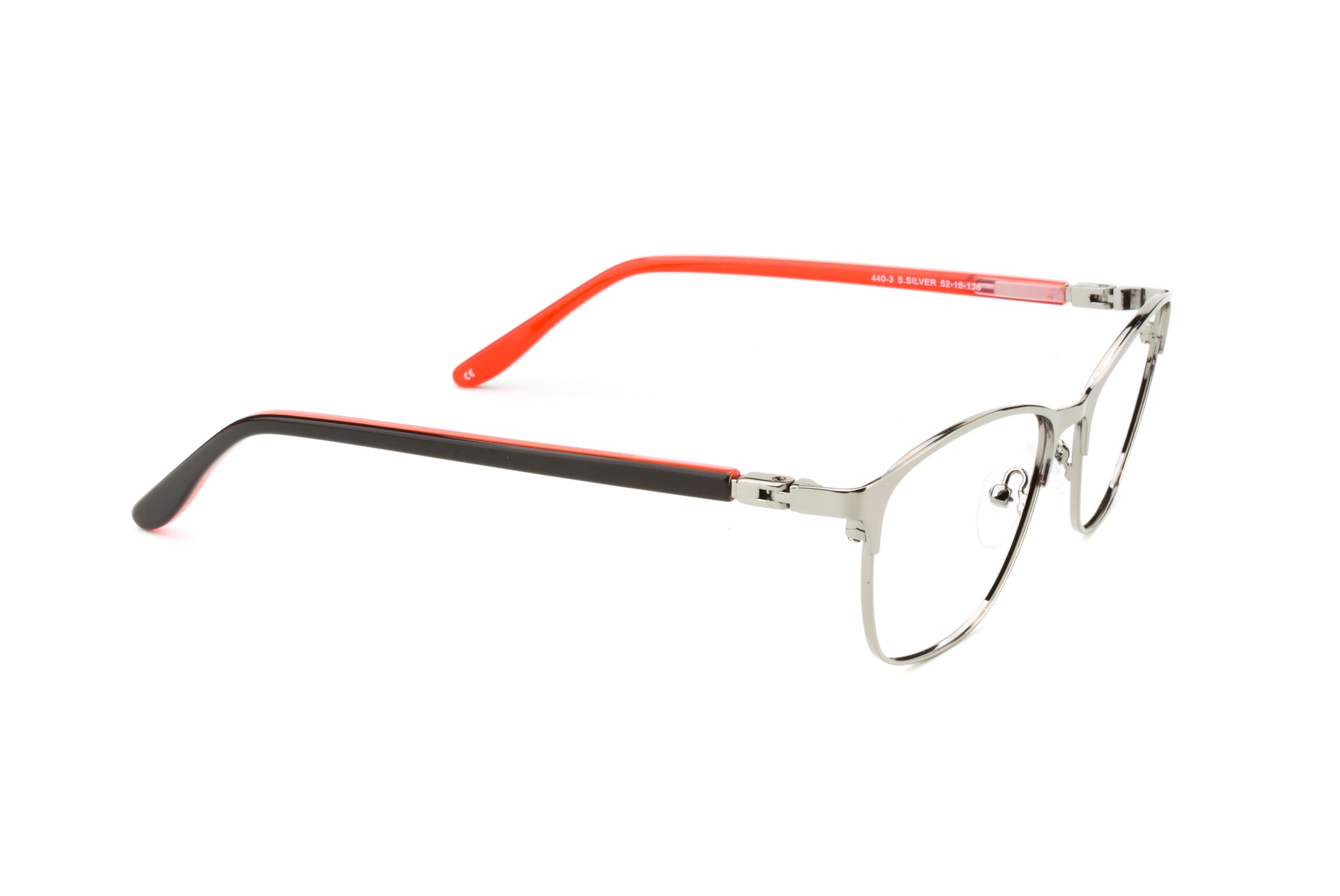RA440-3 | Women | Shiny Silver | Metal Glasses