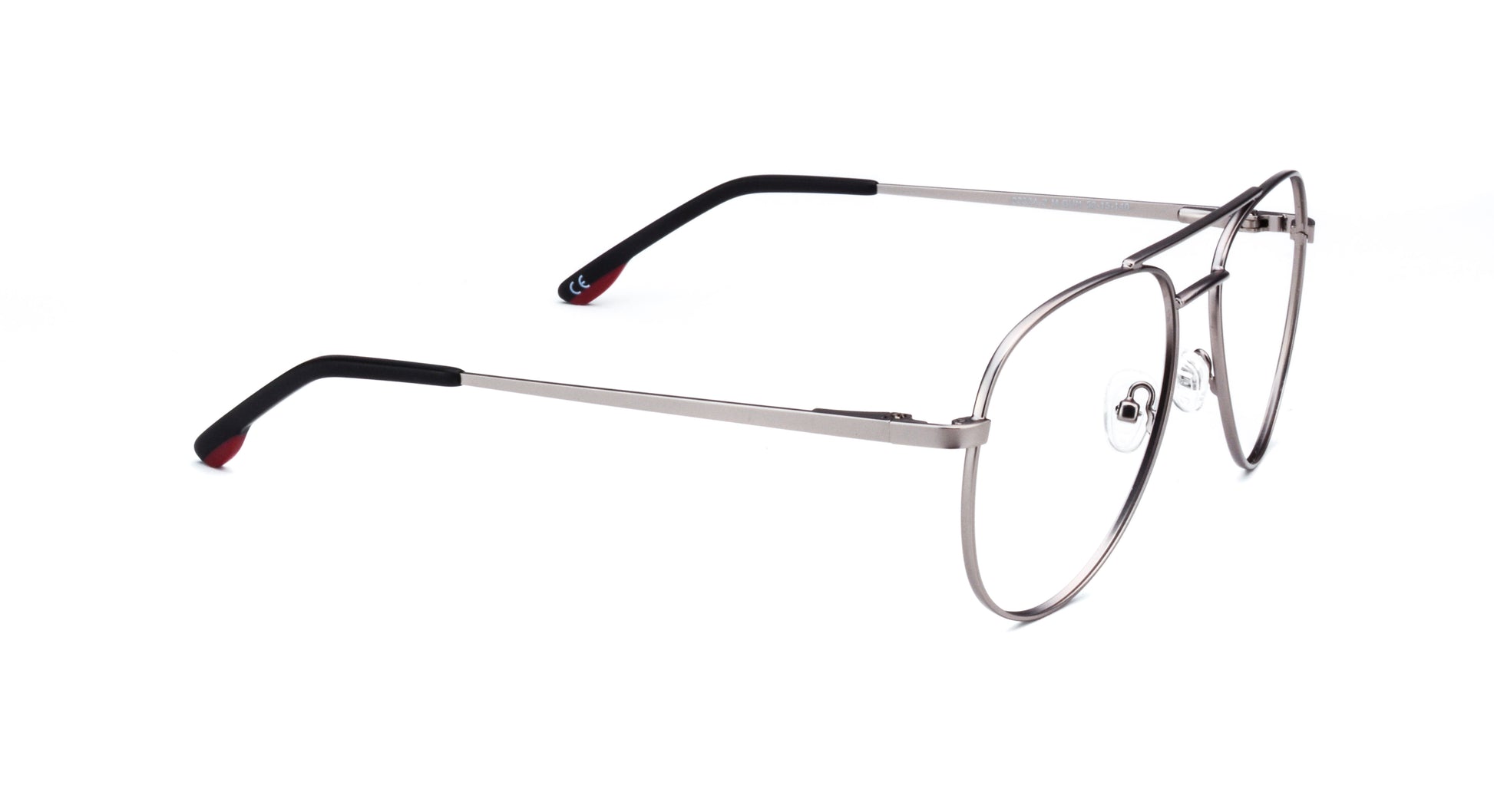 MX2237A-2 | Unisex | Matte Gun | Metal Glasses