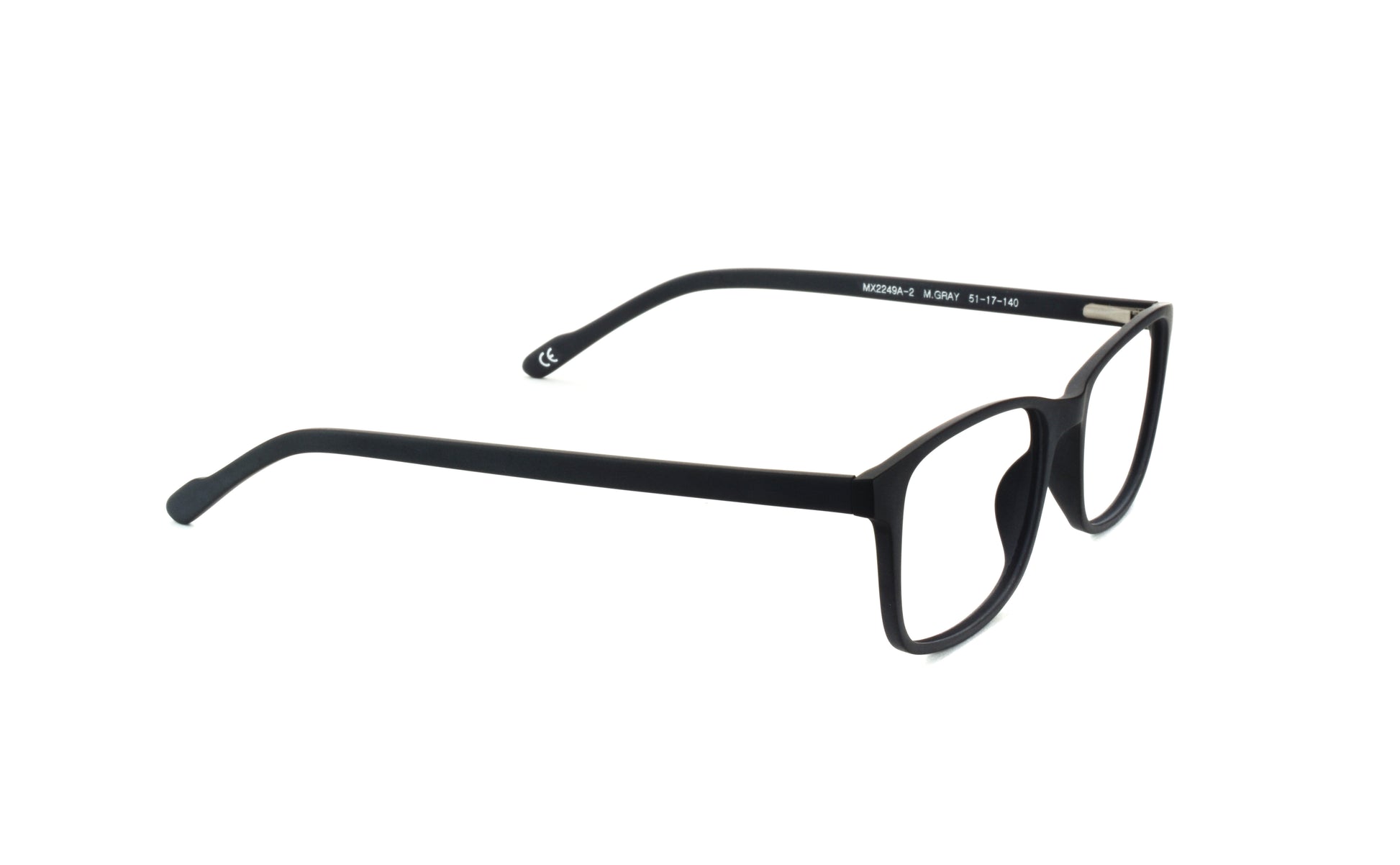 MX2249A-2 | Unisex | Matte Gray | Acetate Glasses