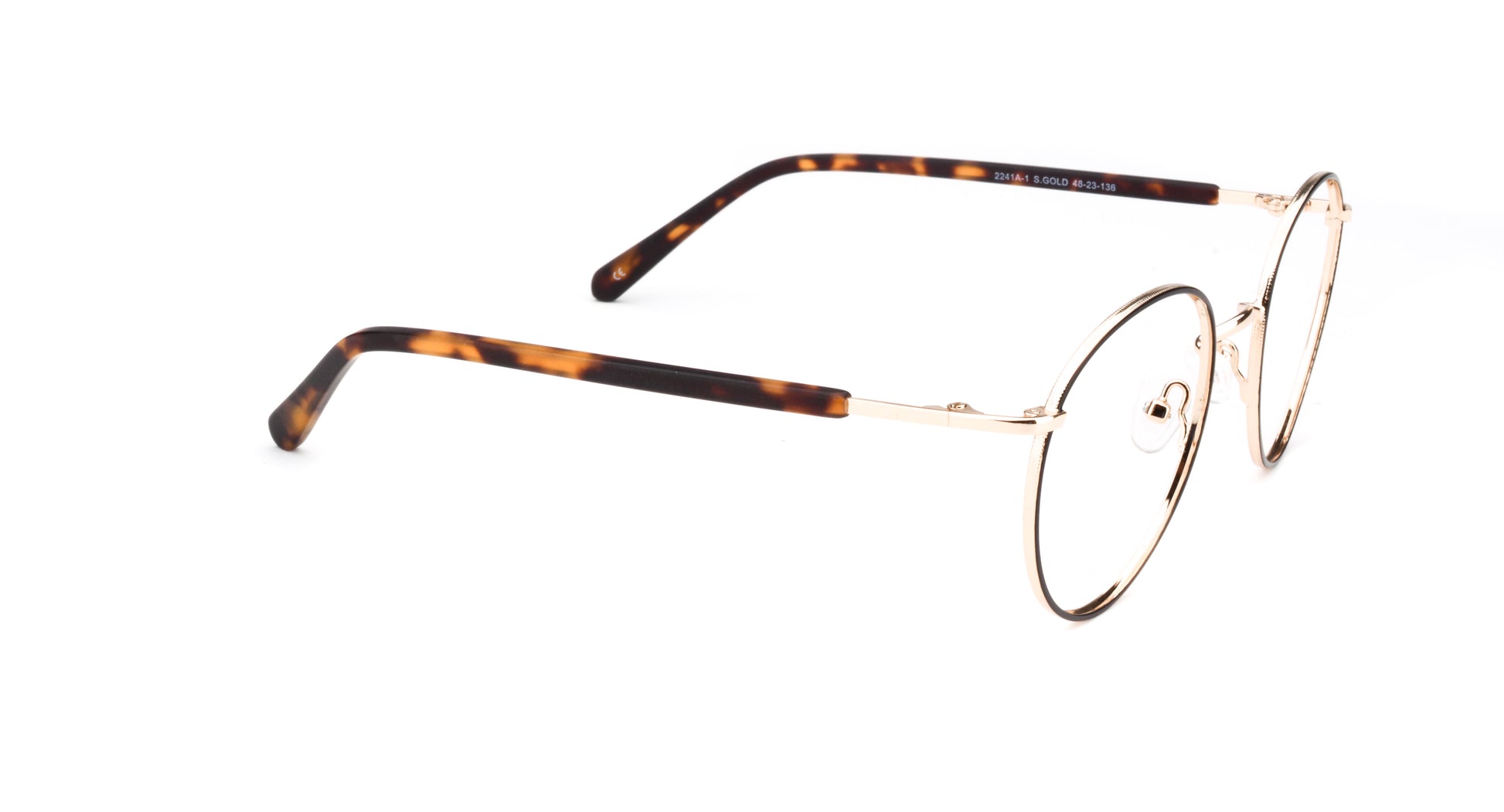 MX2241A-1 | Unisex | Shiny Gold | Metal Glasses