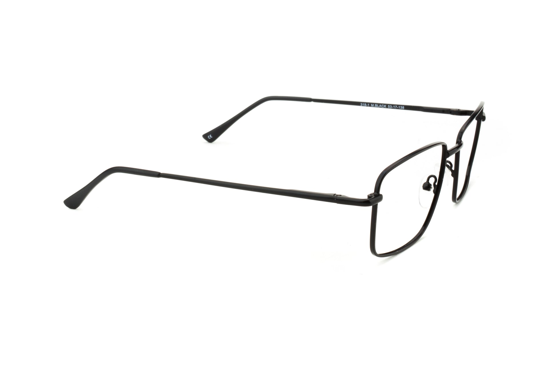 RA318-1 | Men | Matte Black | Metal Glasses