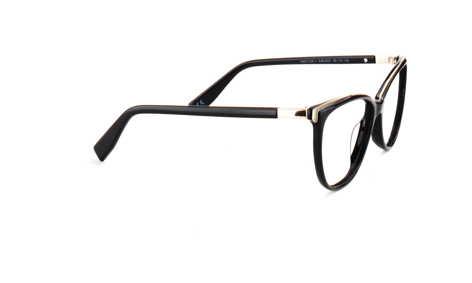 MX2112A-1 | Women | Shiny Black | Acetate Glasses