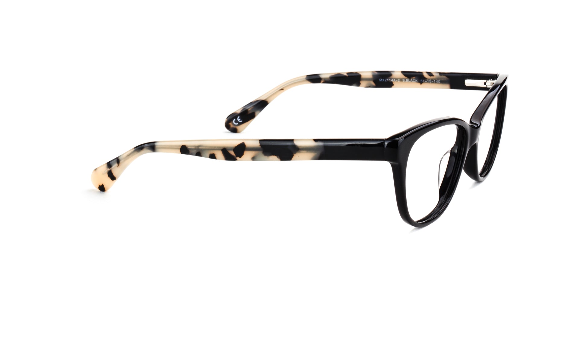 MX2114A-2 | Women | Shiny Black | Acetate Glasses
