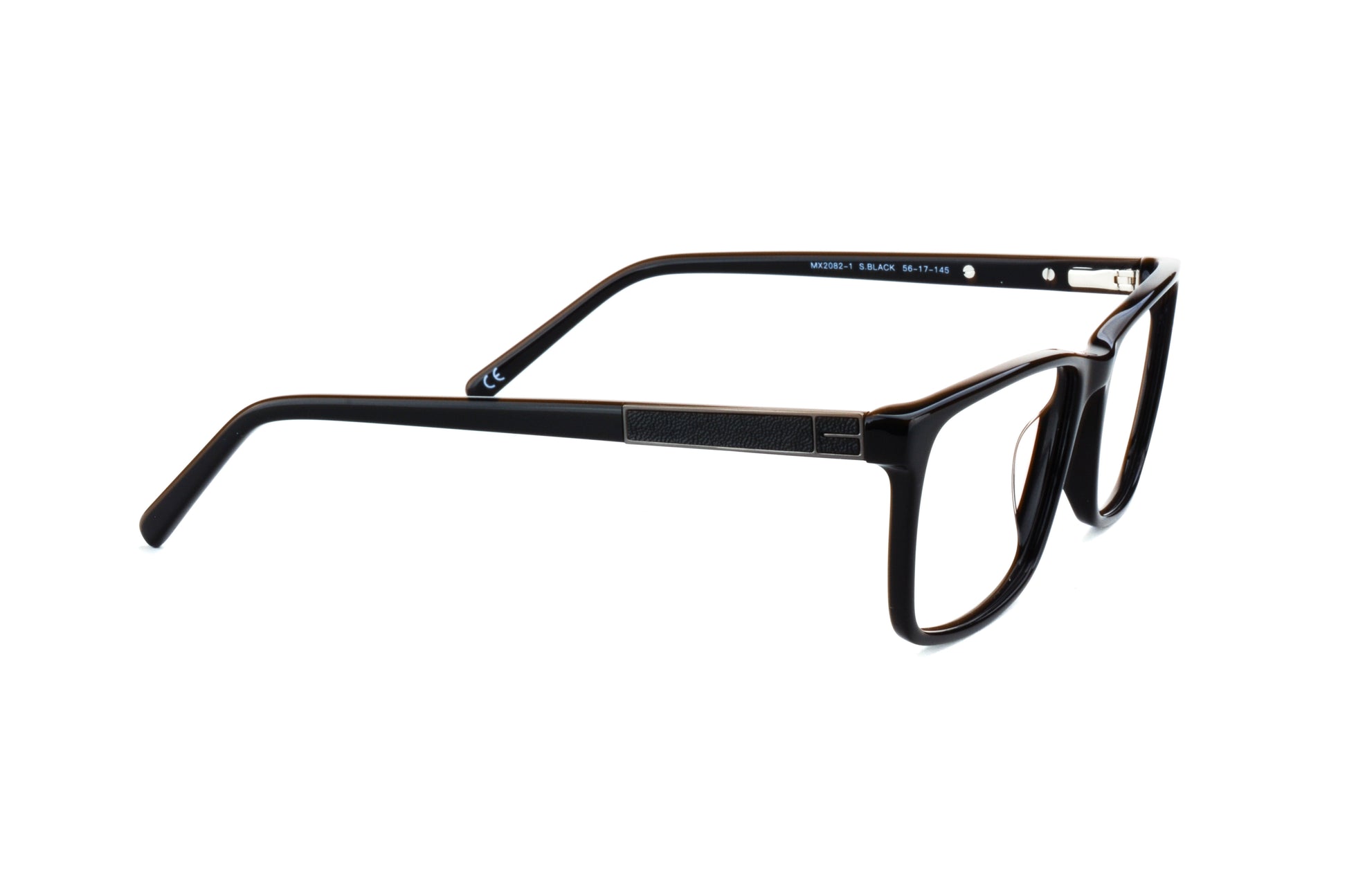 MX2082-1 | Men | Shiny Black | Acetate Glasses