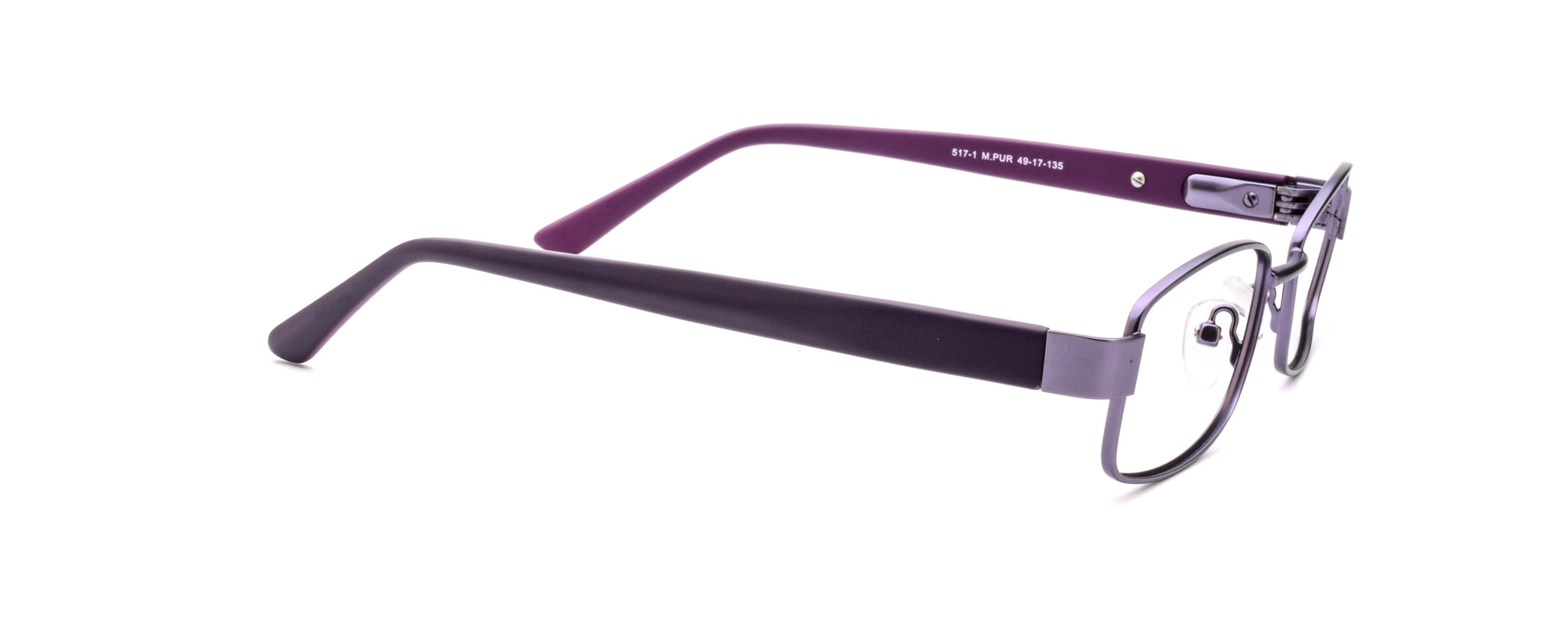 RA517-1 | Women | Matte Purple | Metal Glasses