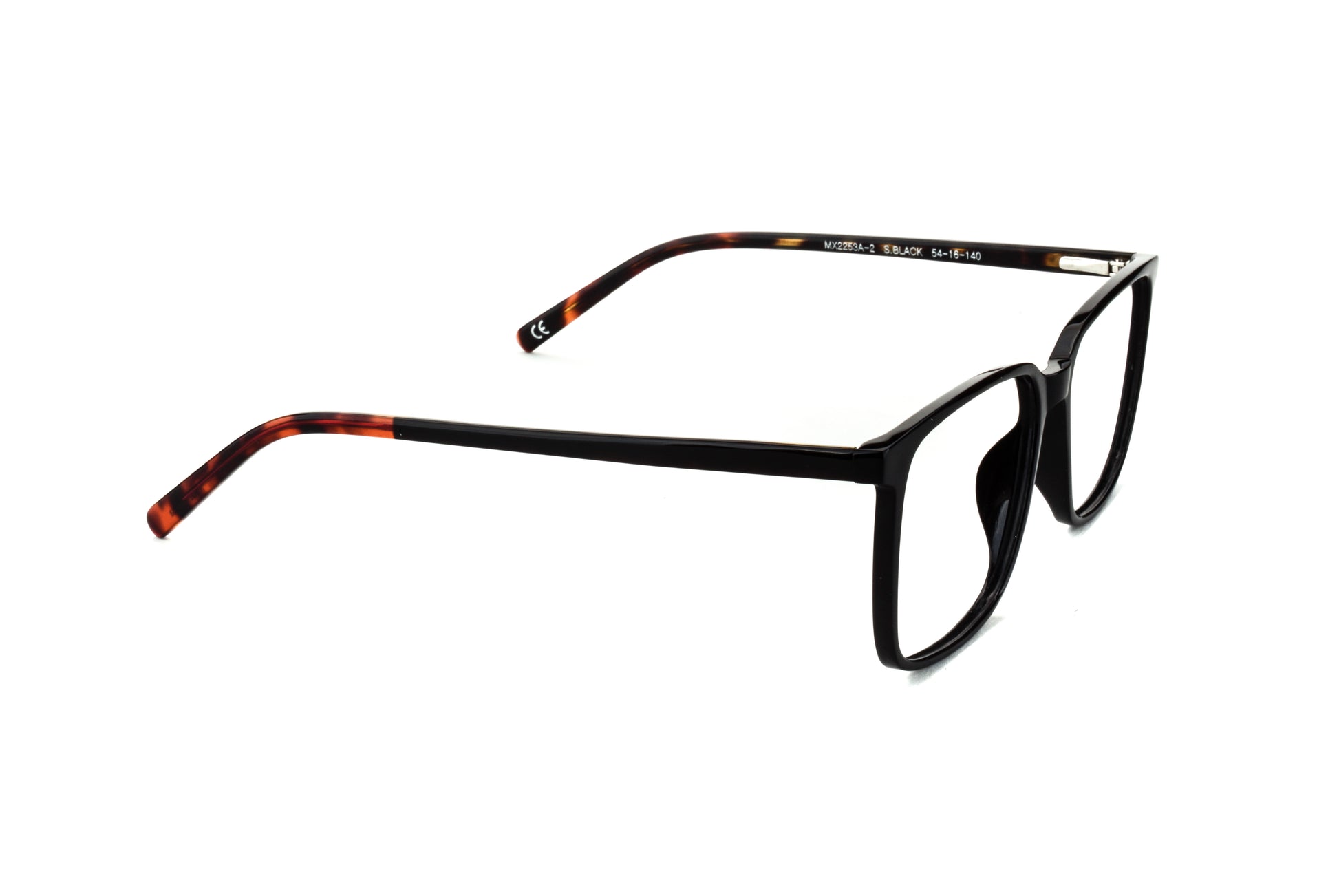 MX2253A-2 | Unisex | Shiny Black | Acetate Glasses