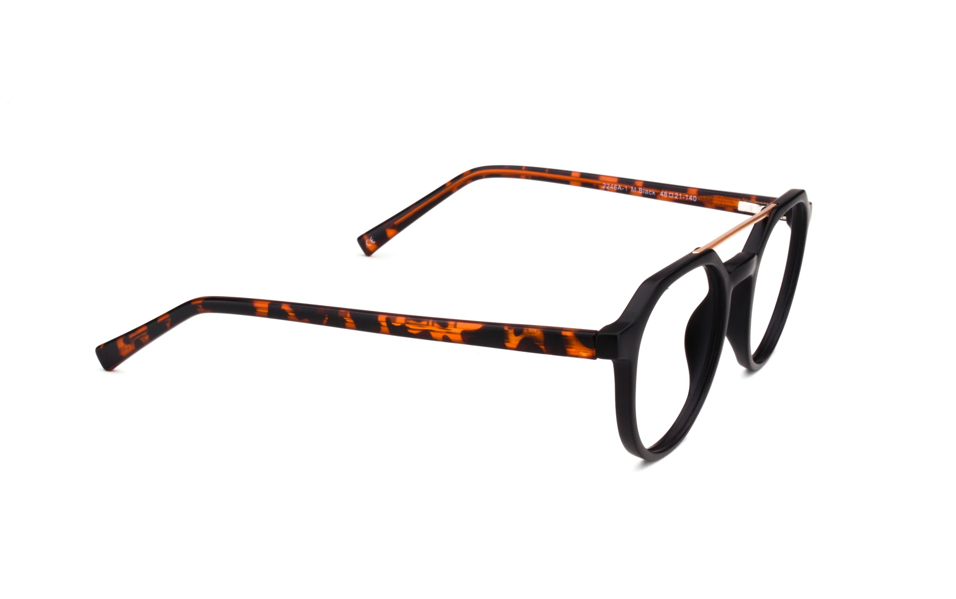 MX2246A-1 | Unisex | Matte Black | Acetate Glasses