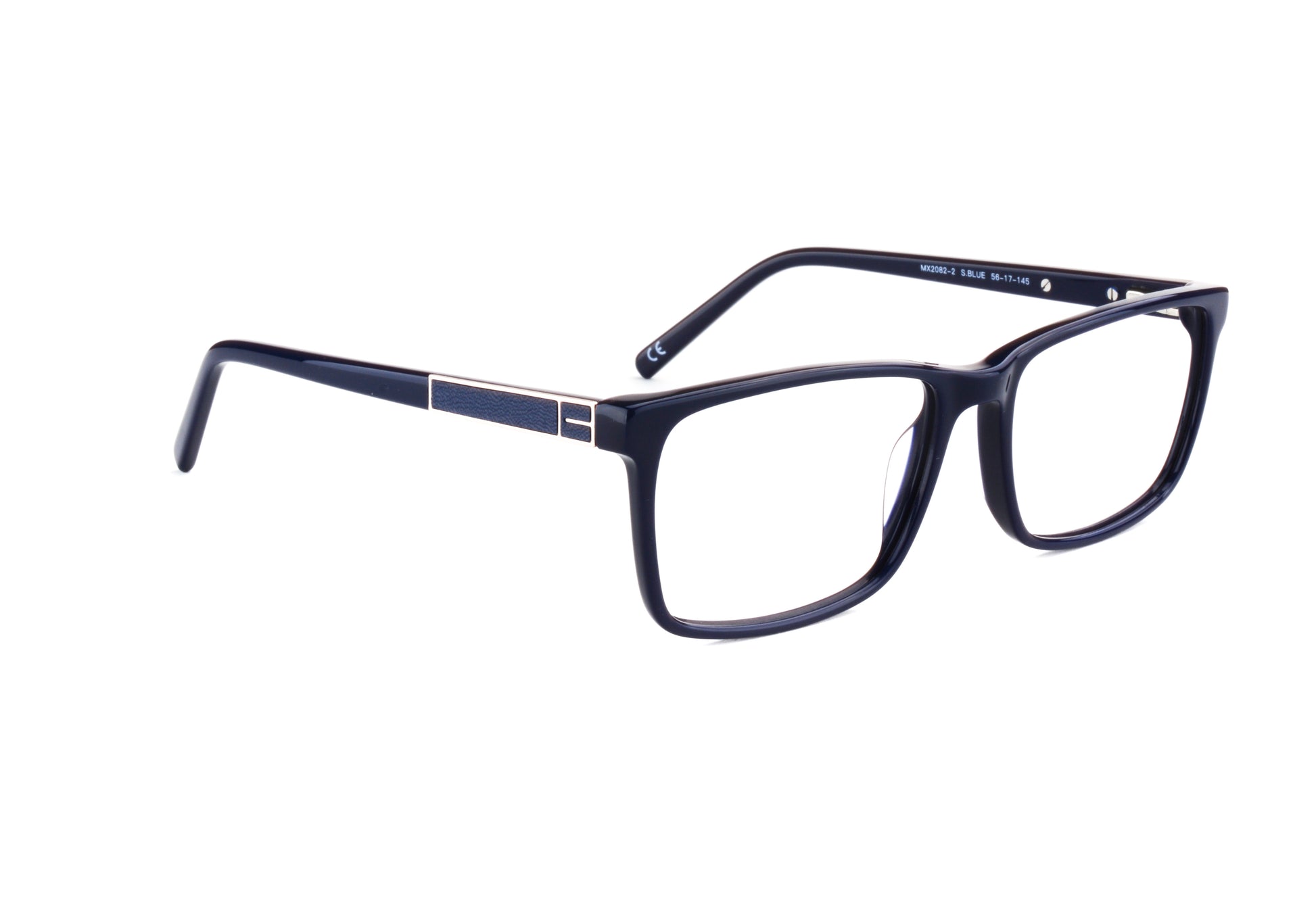 MX2082-2 | Men | Shiny Blue | Acetate Glasses