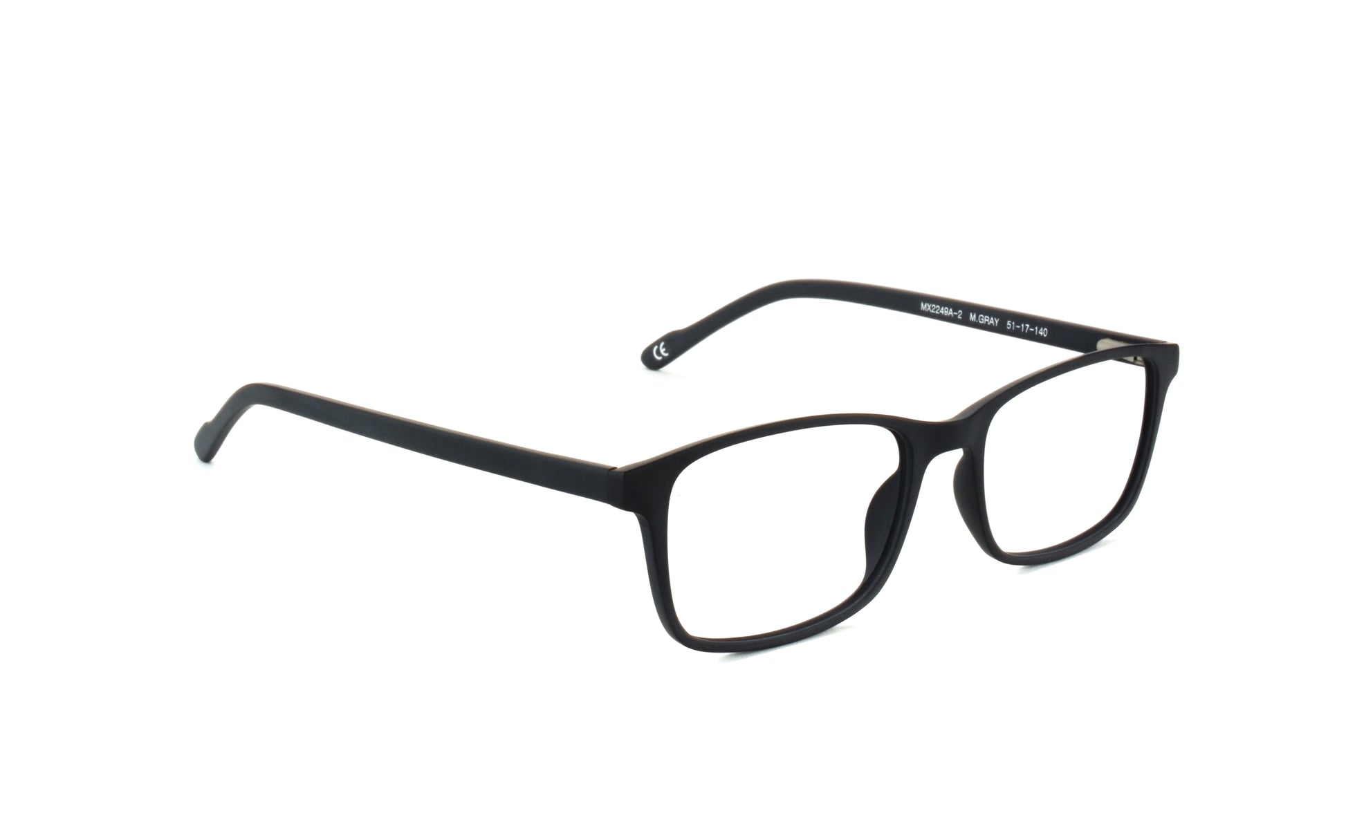 MX2249A-2 | Unisex | Matte Gray | Acetate Glasses