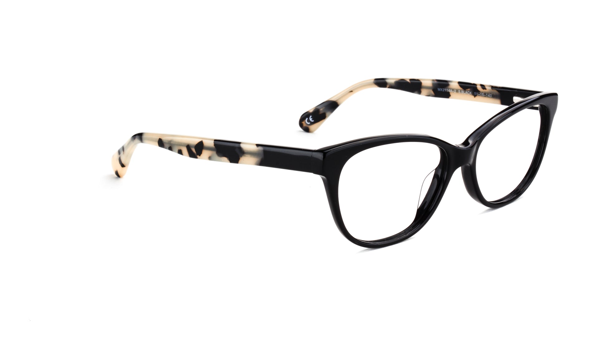 MX2114A-2 | Women | Shiny Black | Acetate Glasses