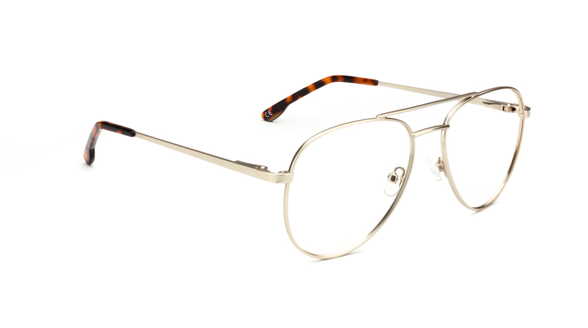 MX2237A-1 | Unisex | Matte Gold | Metal Glasses