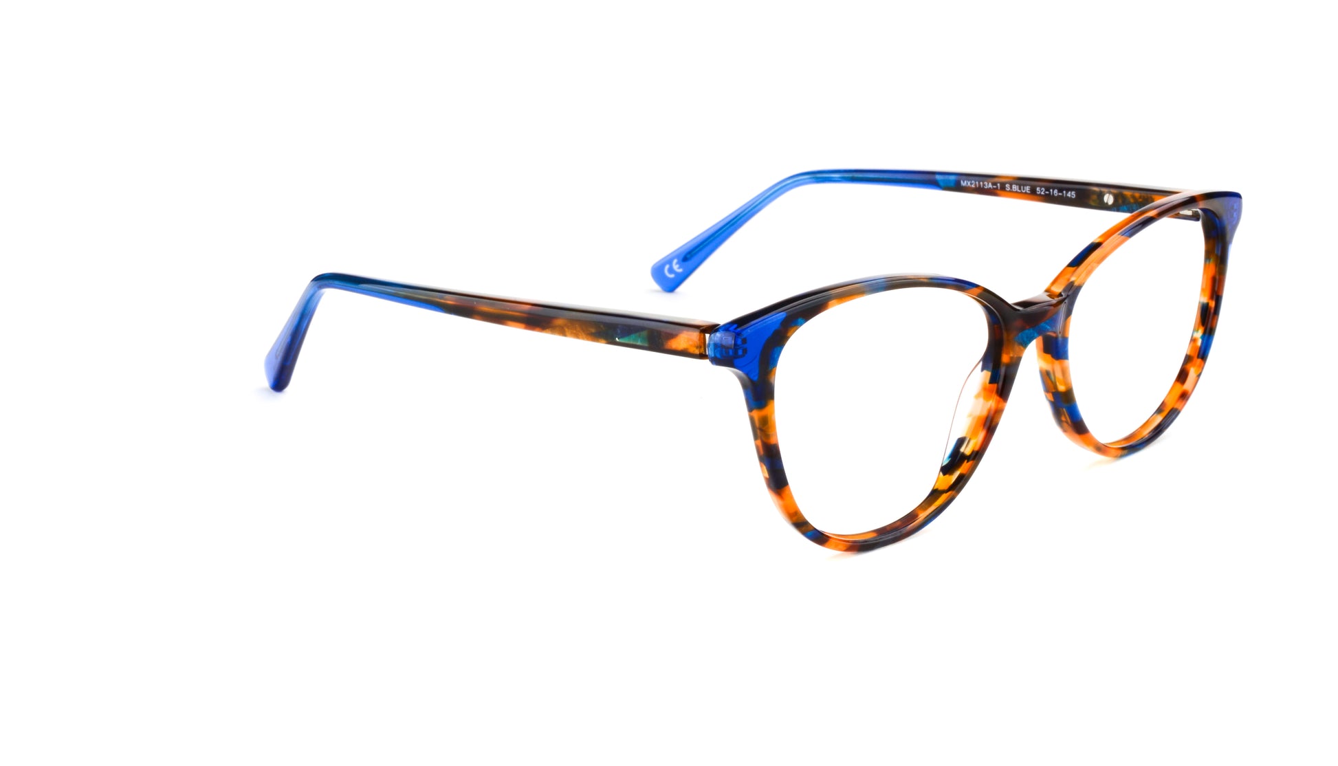 MX2113A-1 | Women | Shiny Blue | Acetate Glasses