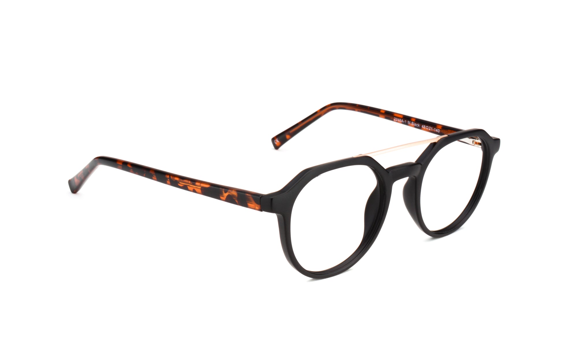MX2246A-1 | Unisex | Matte Black | Acetate Glasses