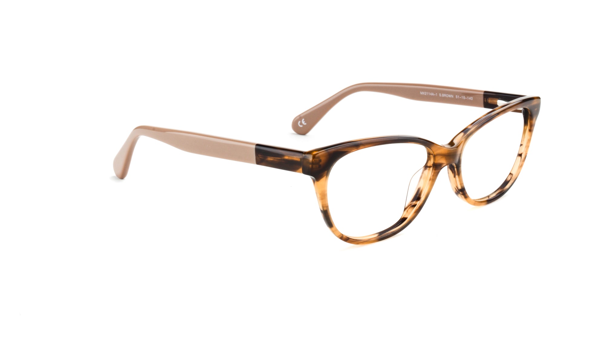 MX2114A-1 | Women | Shiny Brown | Acetate Glasses