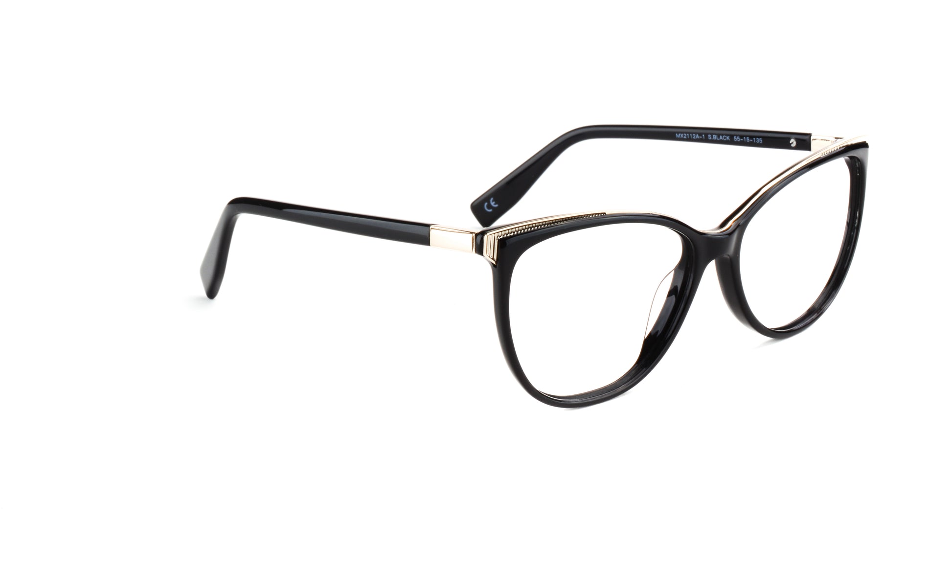 MX2112A-1 | Women | Shiny Black | Acetate Glasses