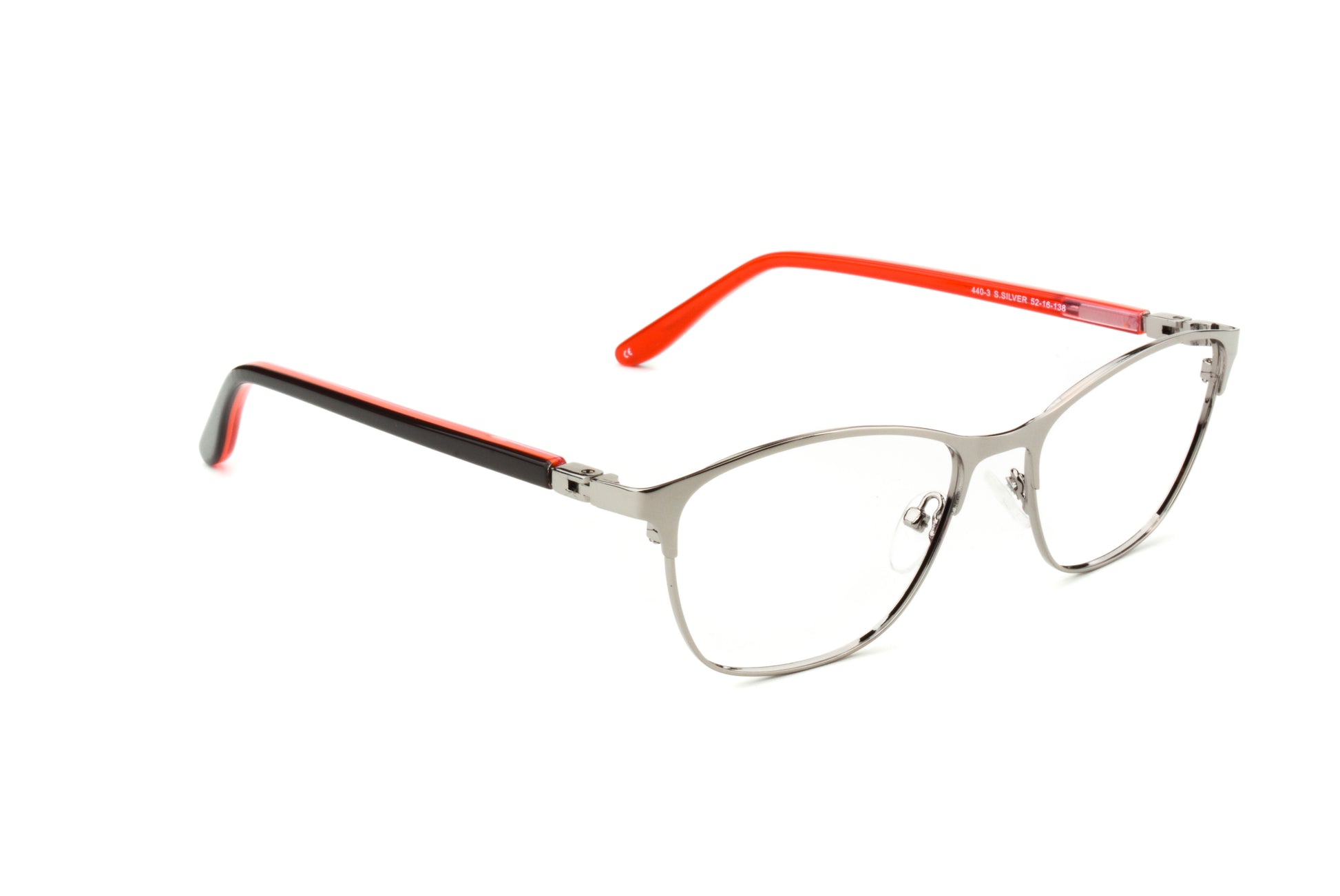 RA440-3 | Women | Shiny Silver | Metal Glasses