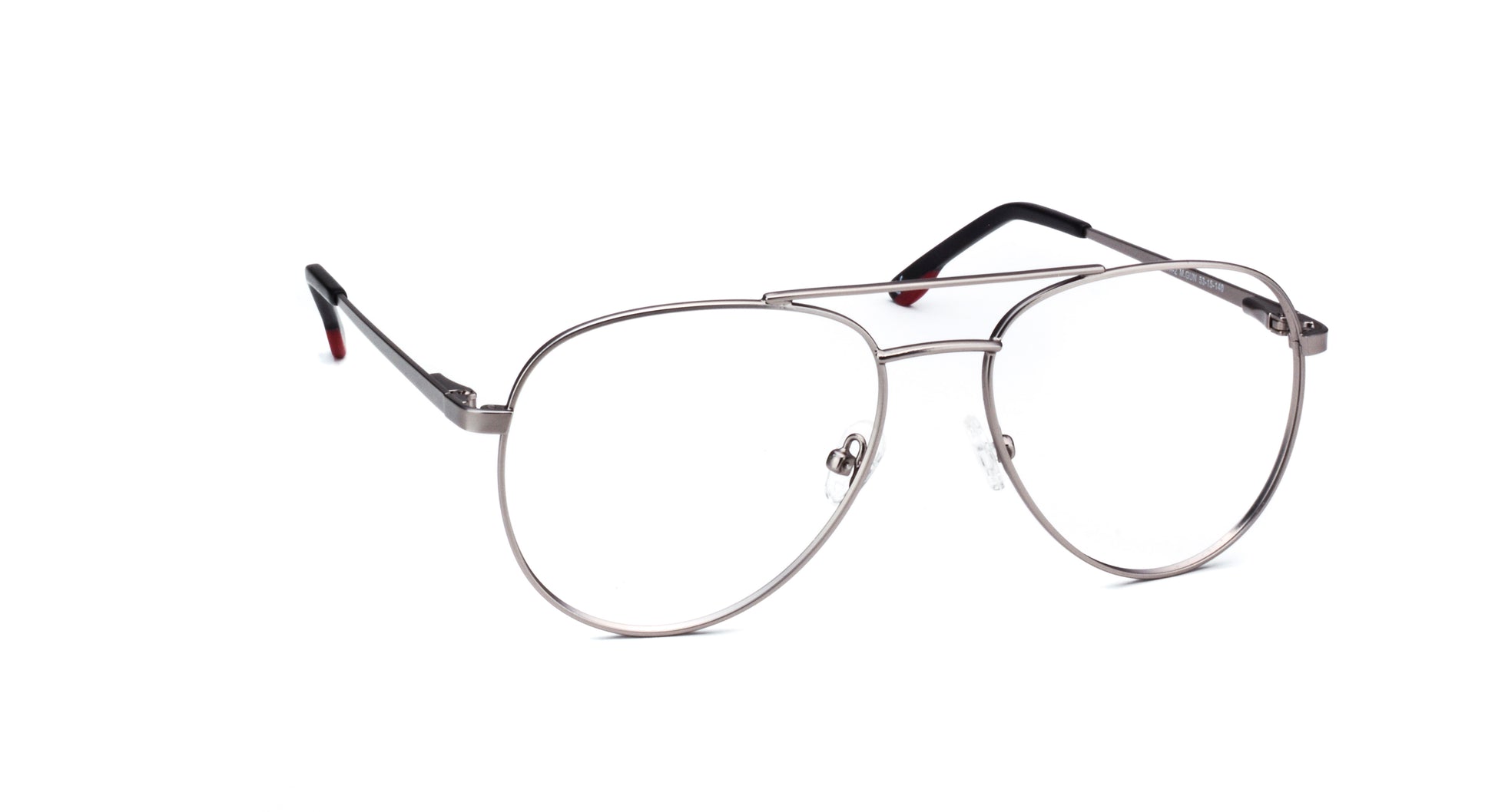 MX2237A-2 | Unisex | Matte Gun | Metal Glasses