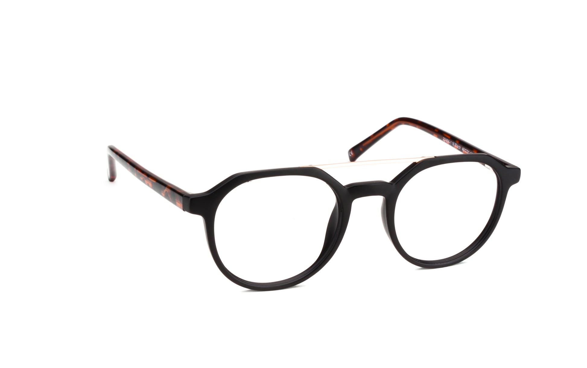 MX2246A-1 | Unisex | Matte Black | Acetate Glasses
