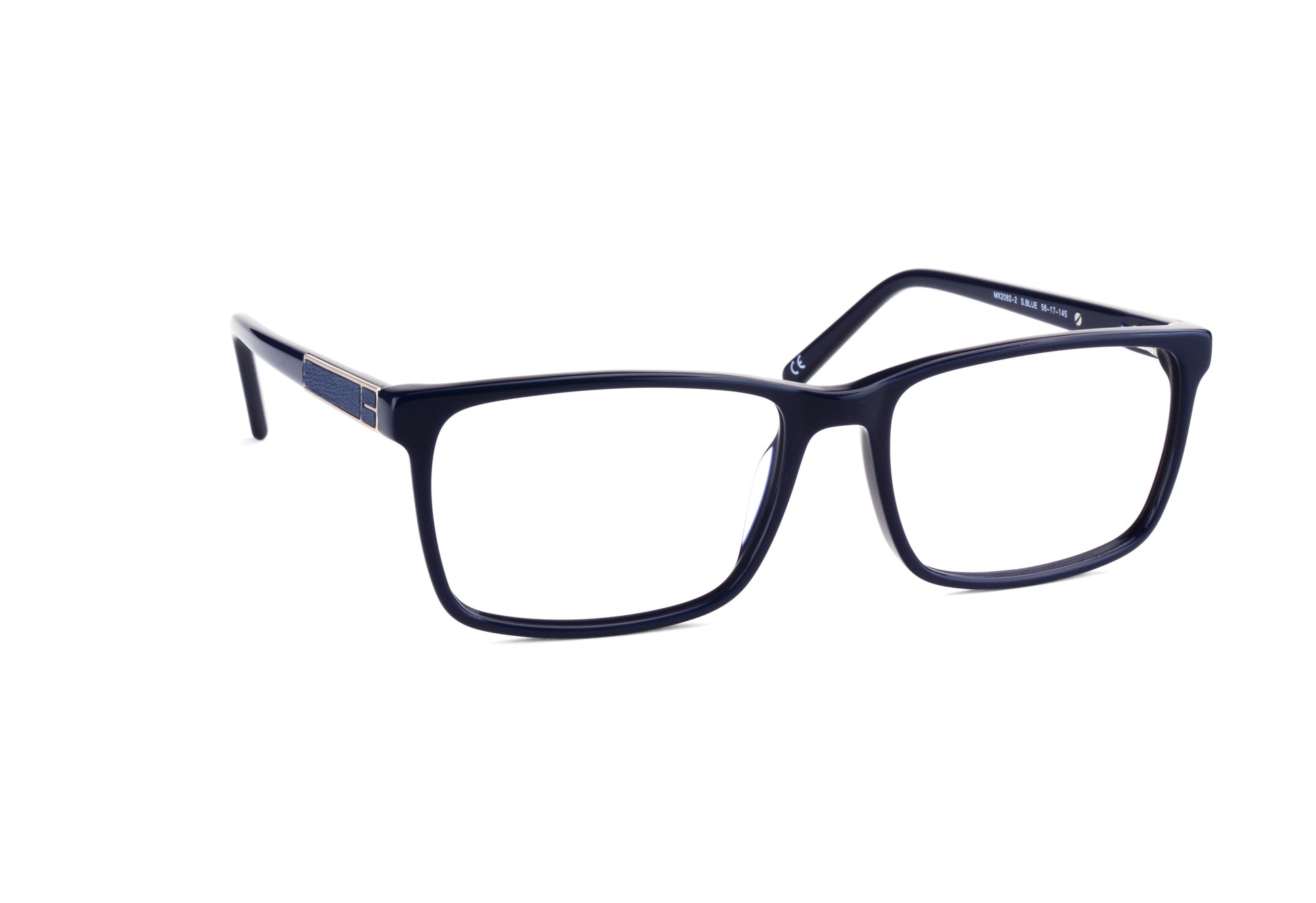 MX2082-2 | Men | Shiny Blue | Acetate Glasses
