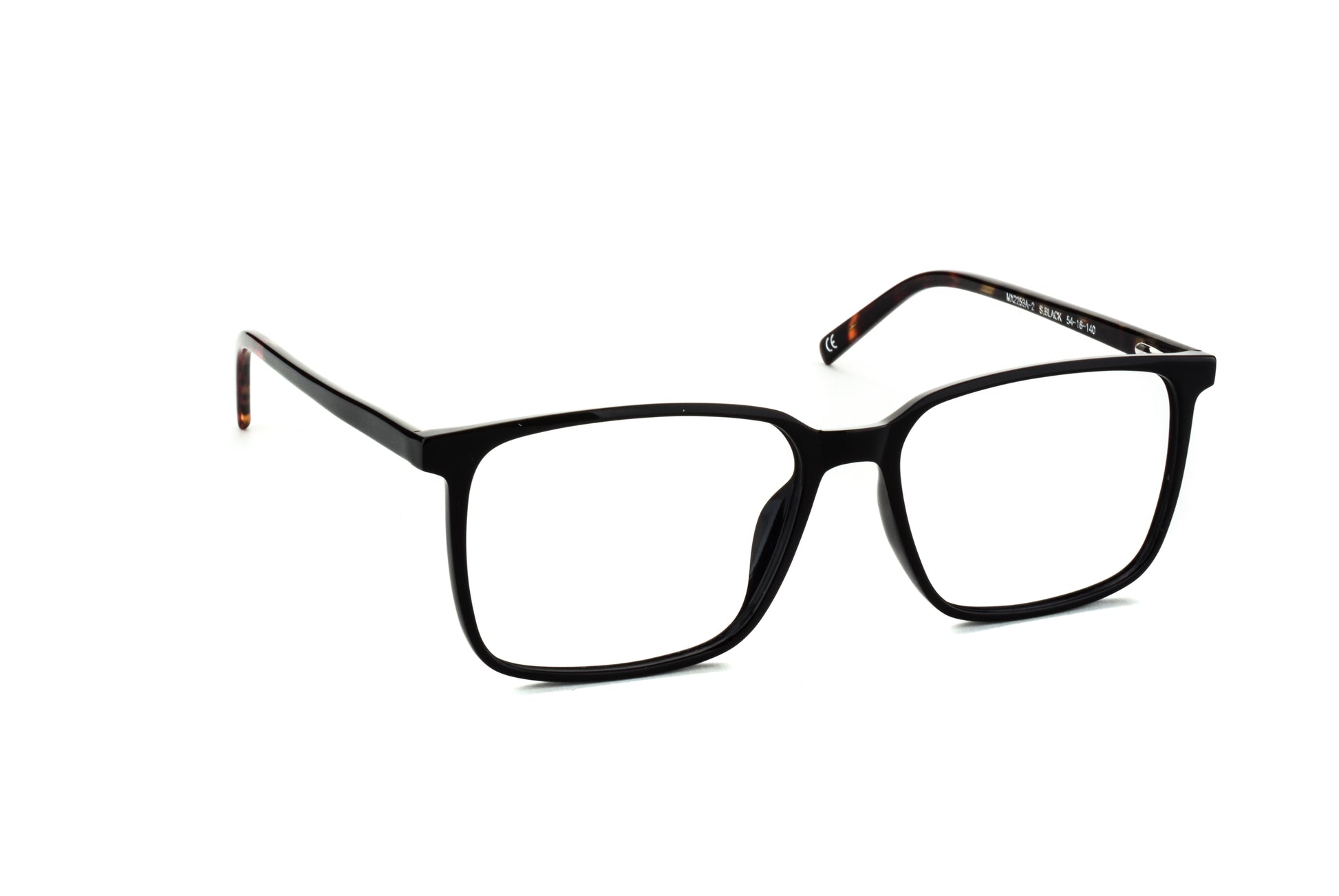 MX2253A-2 | Unisex | Shiny Black | Acetate Glasses