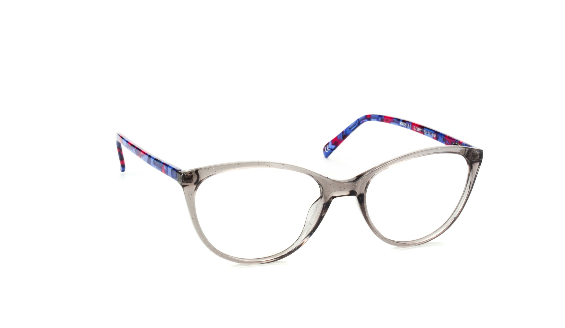 MX2251A-1 | Unisex | Shiny Gray | Acetate Glasses