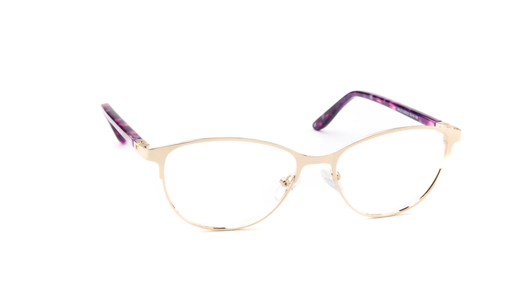 RA441-2 | Women | Shiny Gold | Metal Glasses