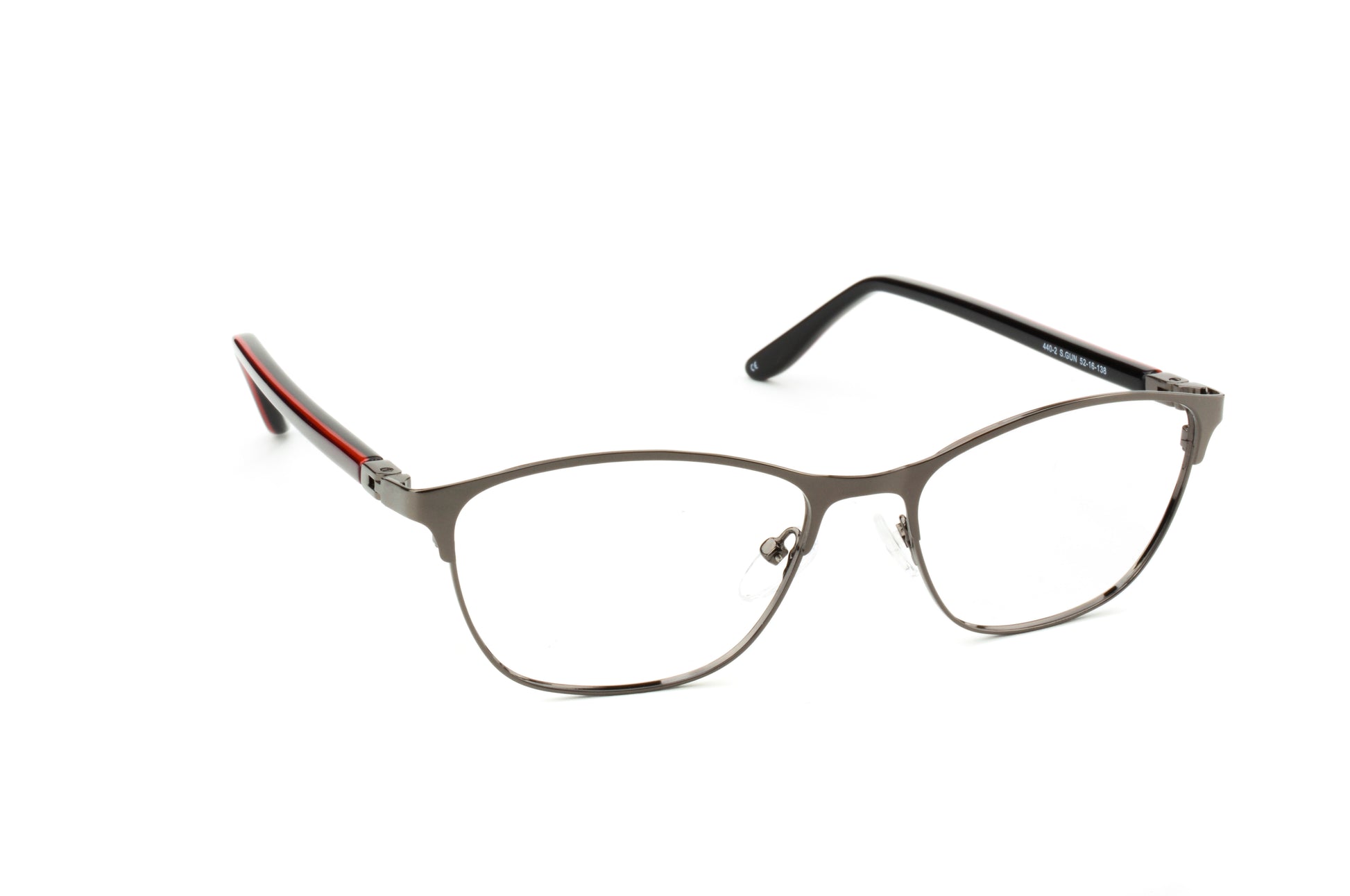 RA440-2 | Women | Shiny Gun | Metal Glasses