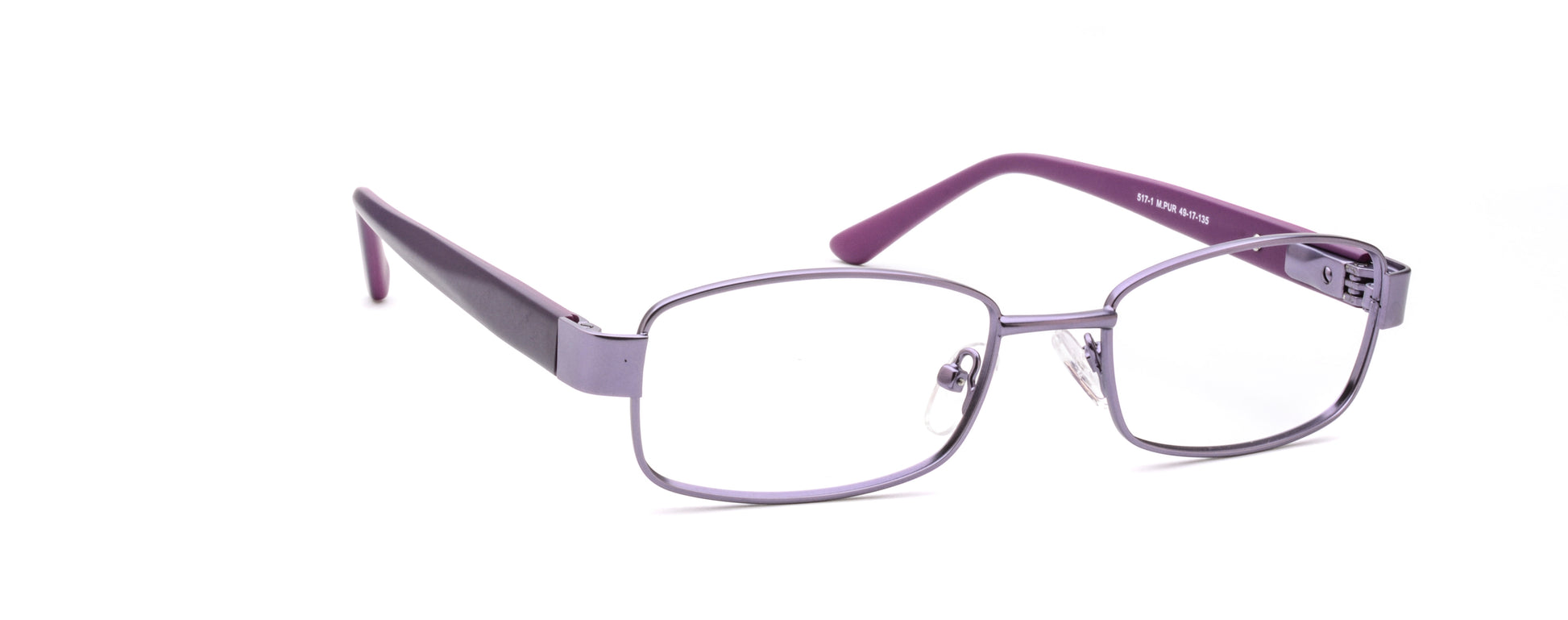 RA517-1 | Women | Matte Purple | Metal Glasses