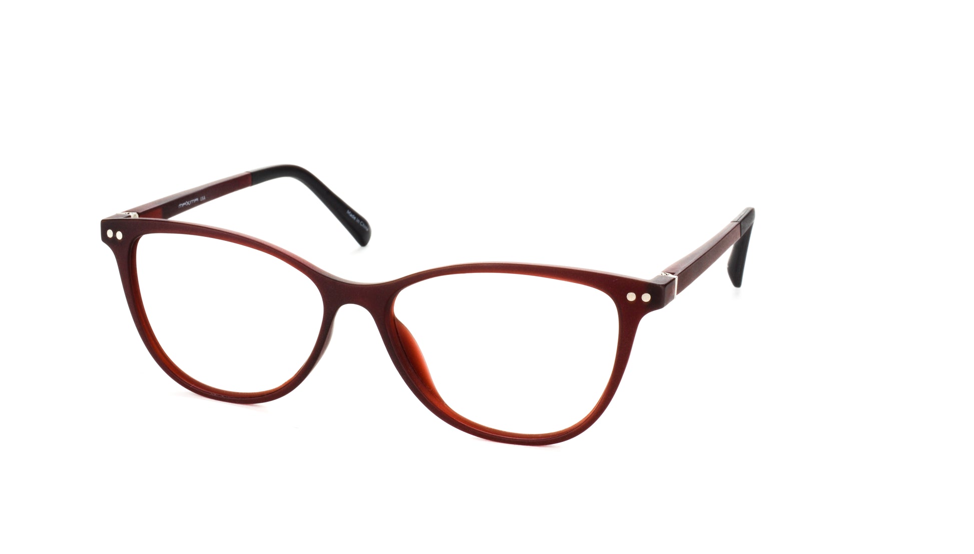 MX1027-2 | CLIP-ON | Burgundy | TR-90