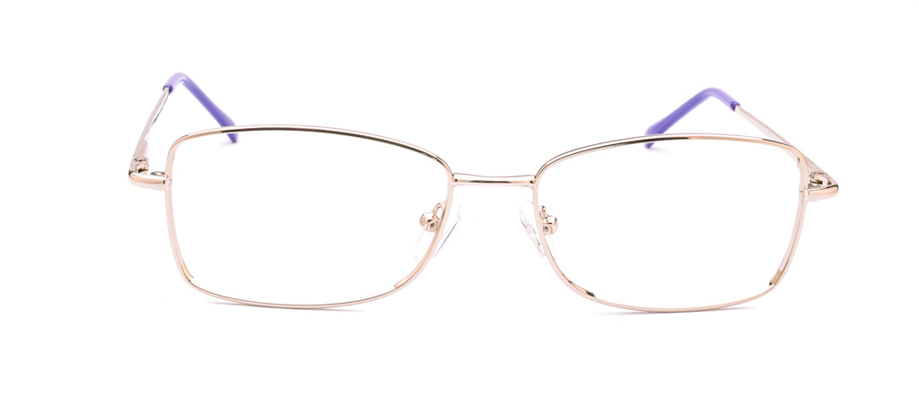 RA313-1 | Women | Shiny Gold | Metal Glasses