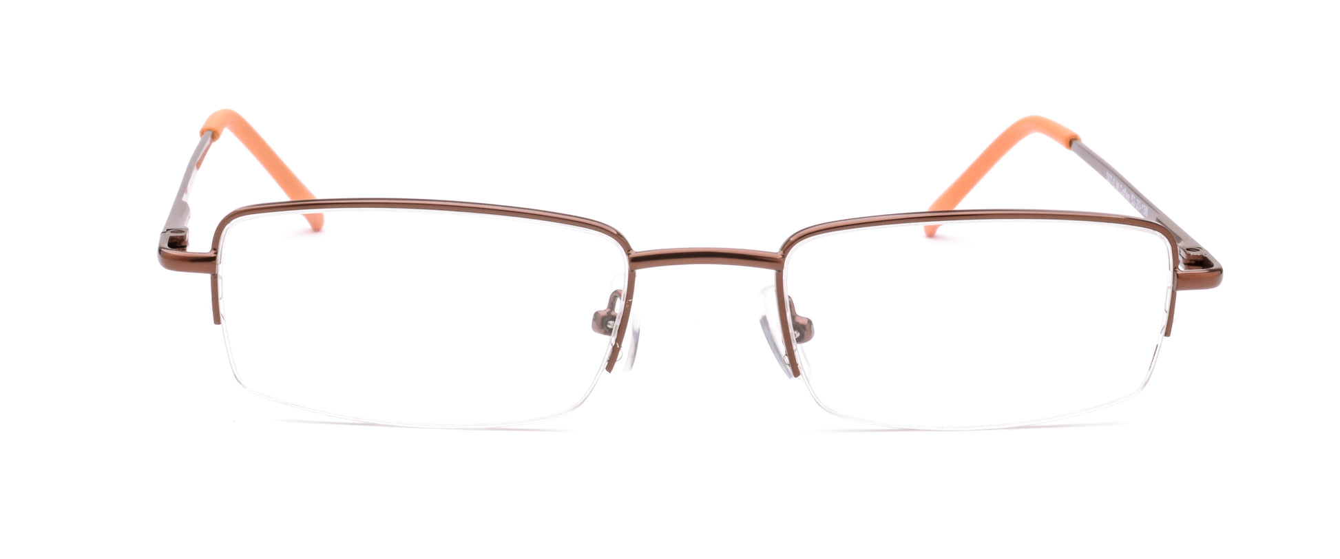 RA307-3 | Unisex | Matte Brown | Metal Glasses