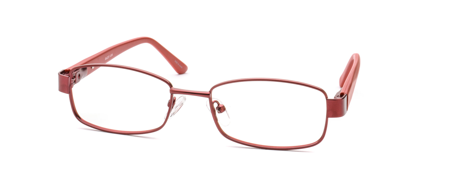 RA517-3 | Women | Matte Burgundy | Metal Glasses