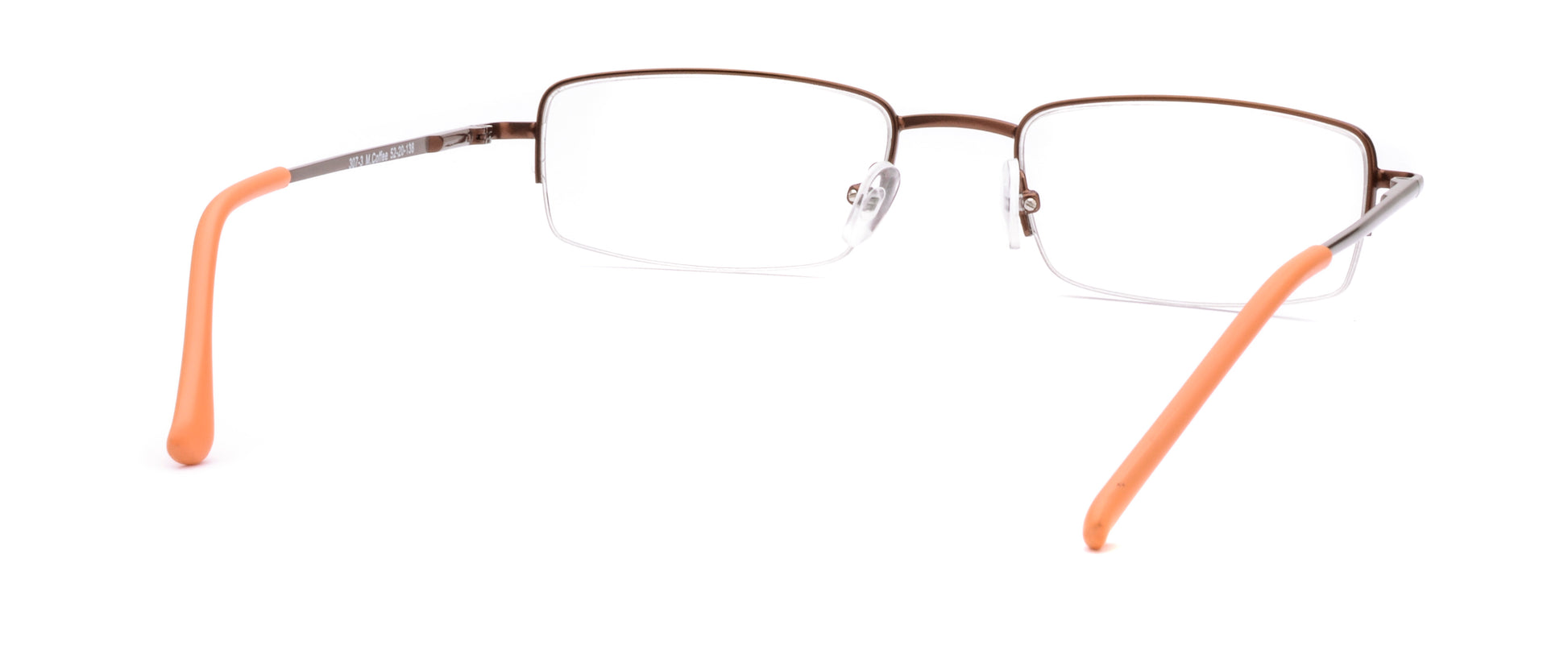 RA307-3 | Unisex | Matte Brown | Metal Glasses