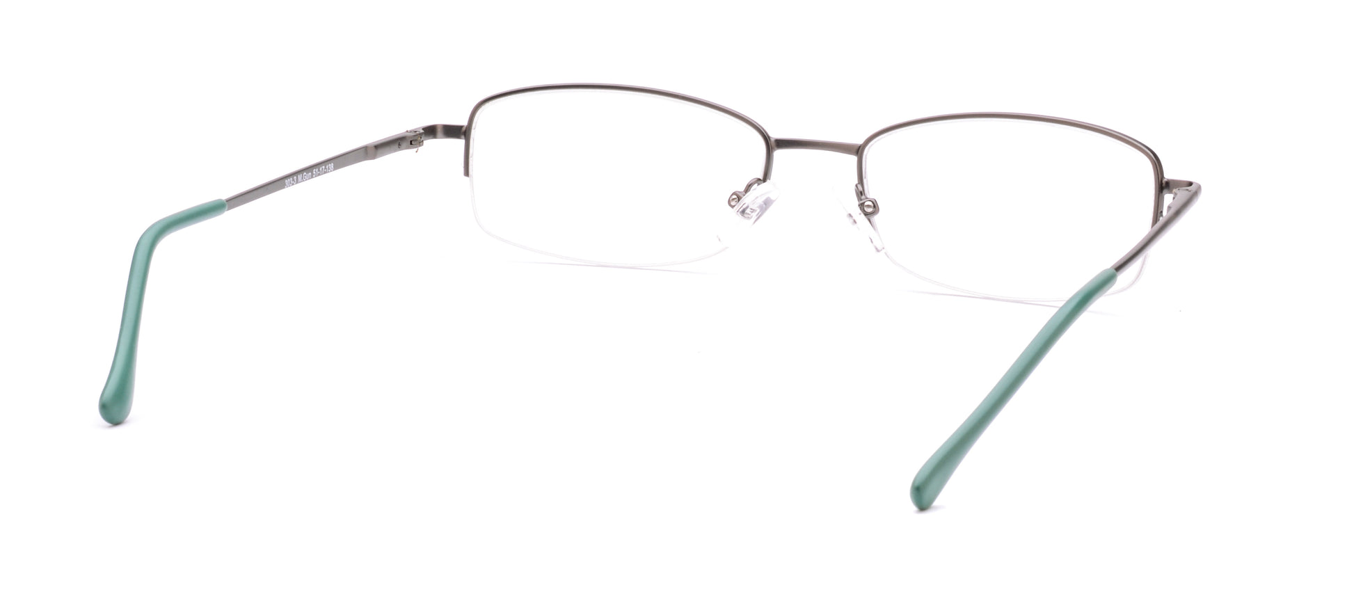 RA303-3 | Unisex | Matte Gun | Metal Glasses