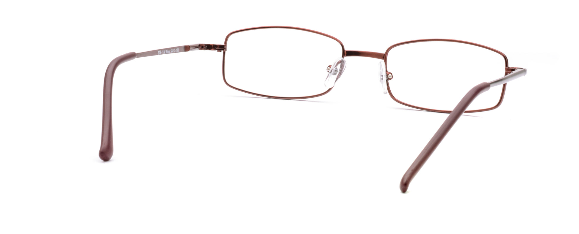 RA309-1 | Unisex | Matte Burgundy | Metal Glasses
