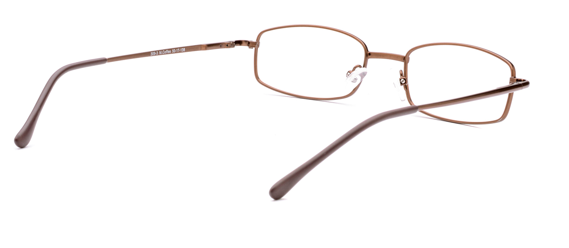 RA309-3 | Unisex | Matte Brown | Metal Glasses